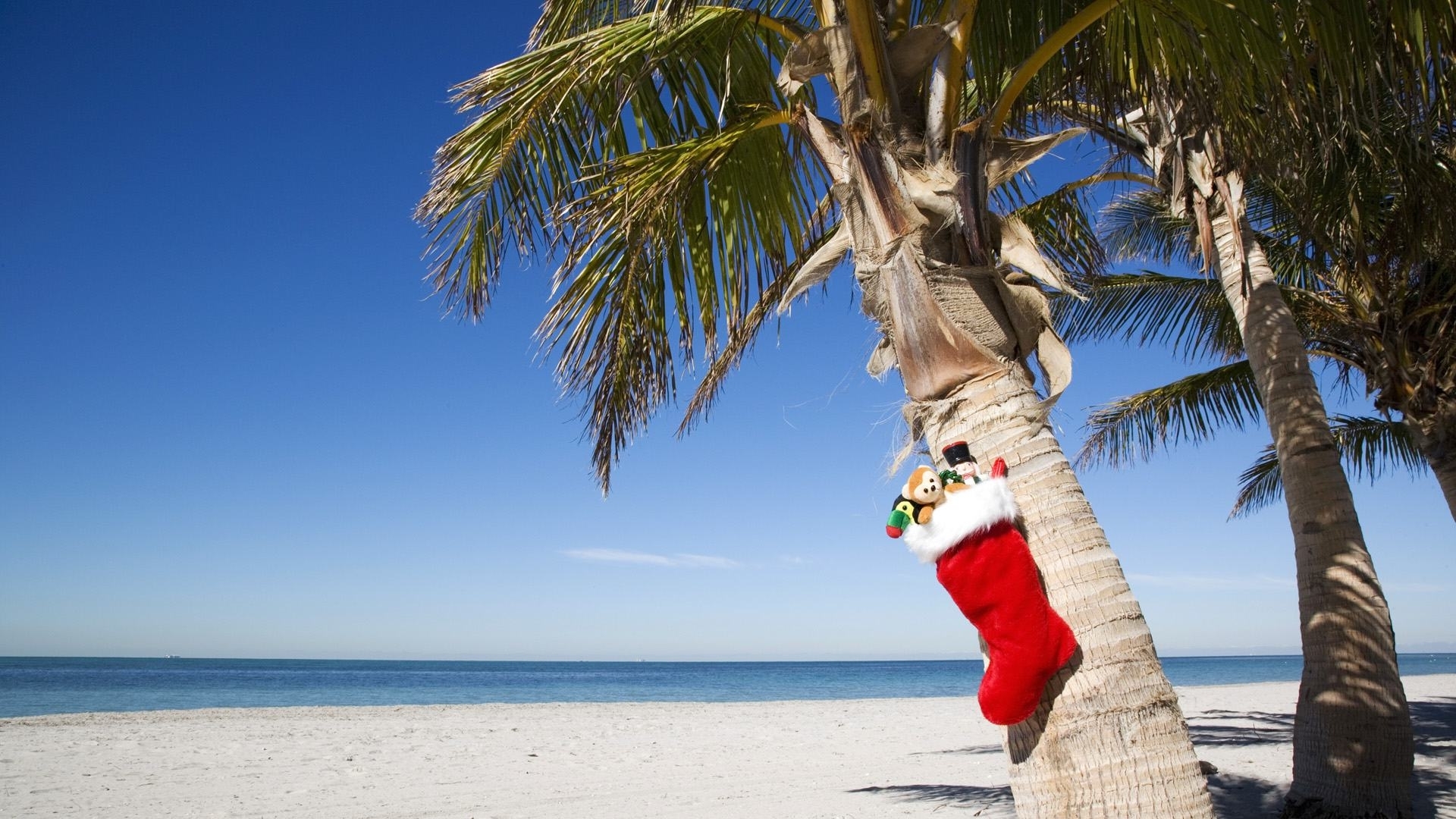 Christmas Beach Wallpapers