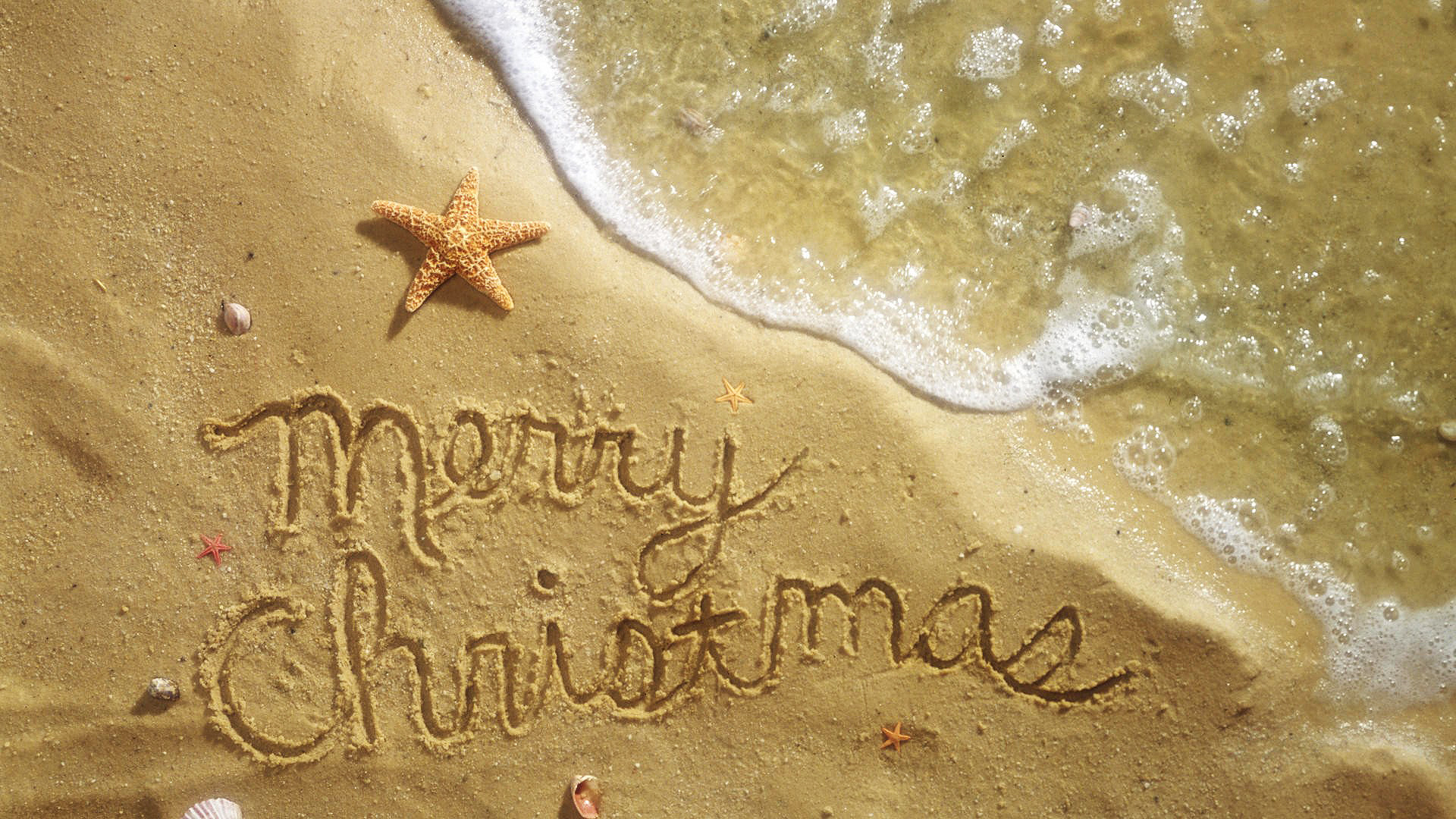 Christmas Beach Wallpapers