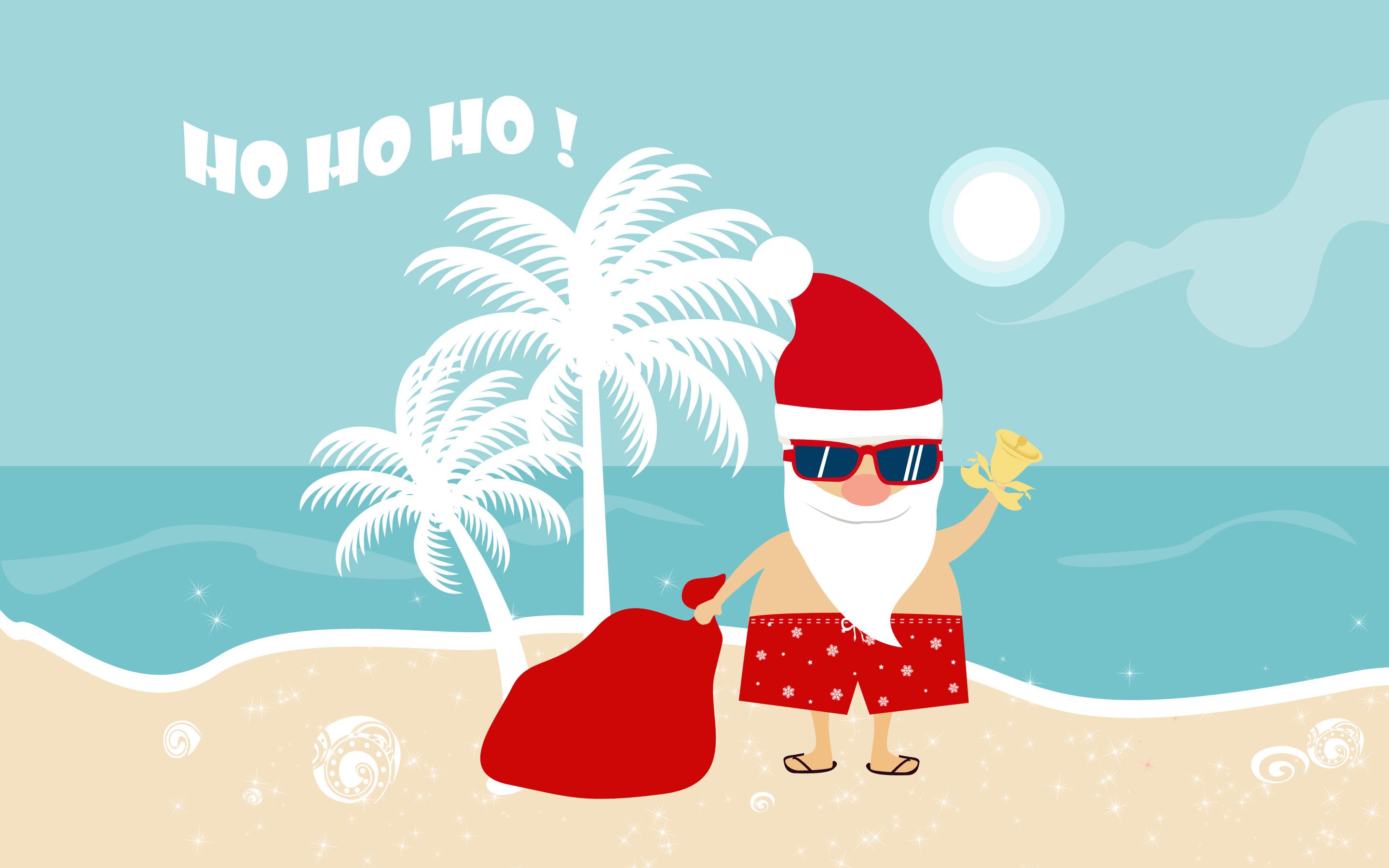 Christmas Beach Wallpapers