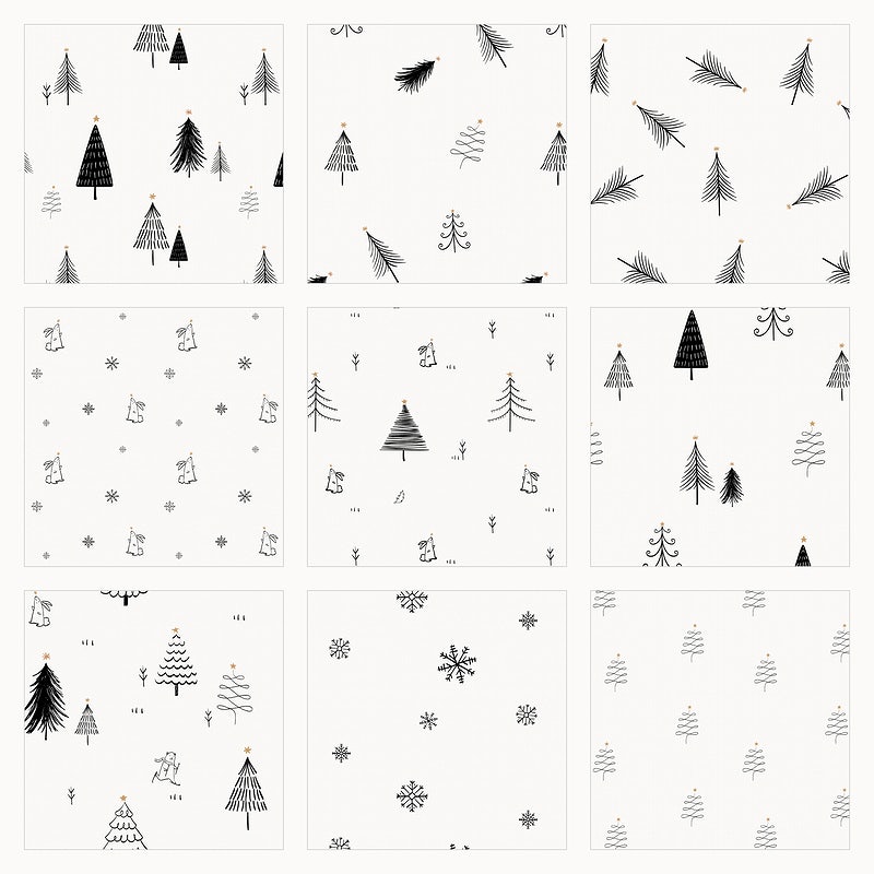 Christmas Black And White Wallpapers