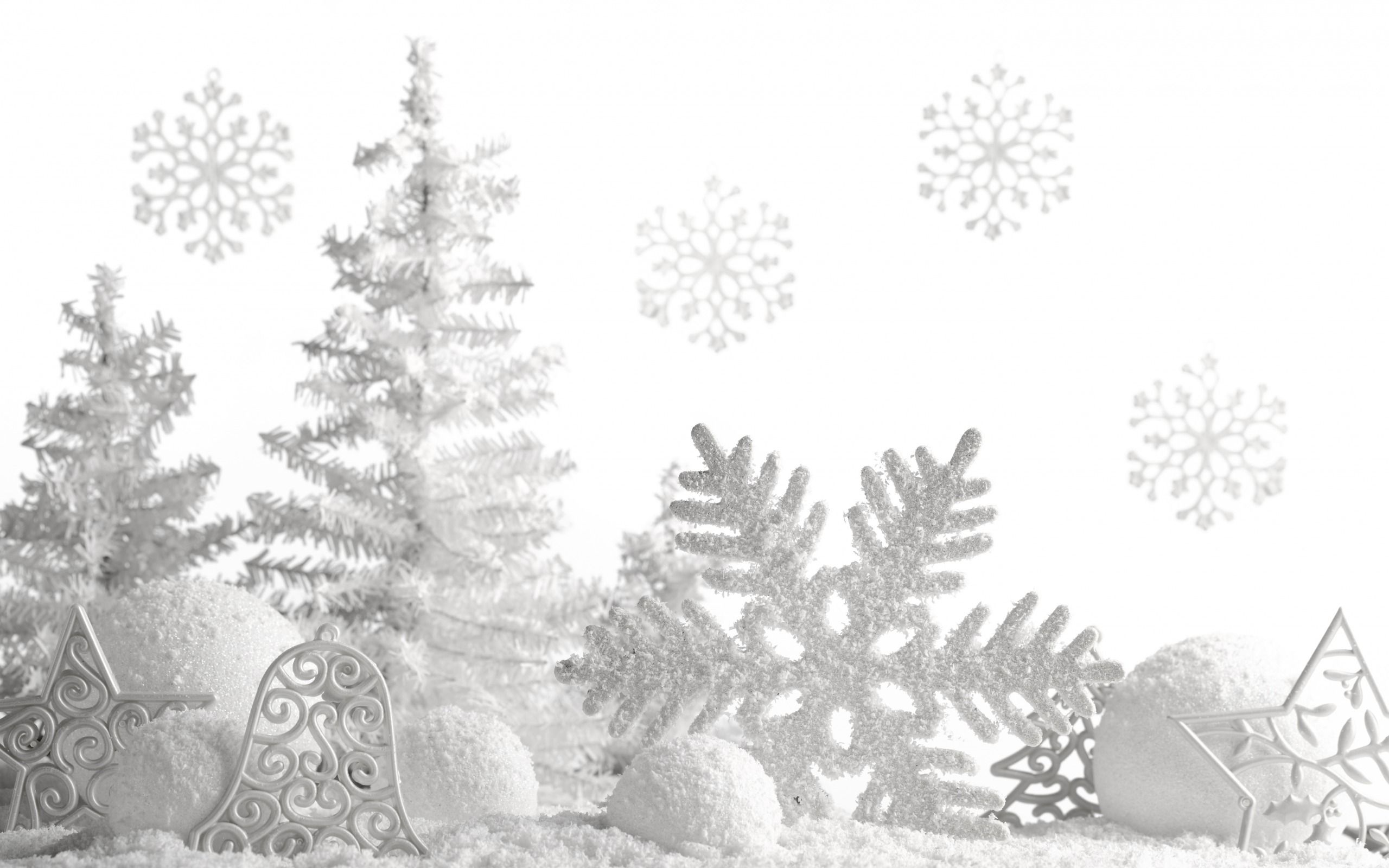 Christmas Black And White Wallpapers