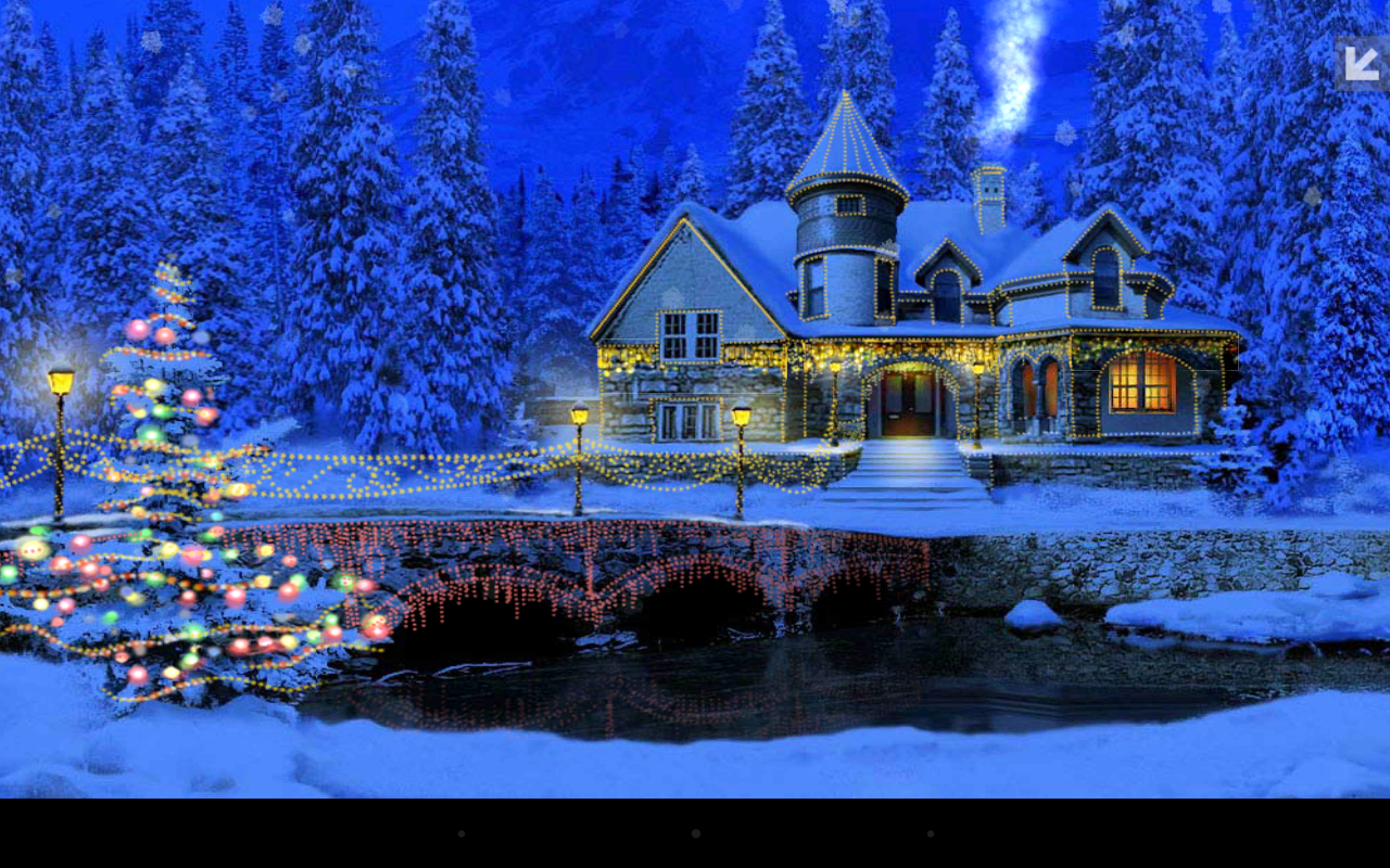 Christmas Cabin Wallpapers