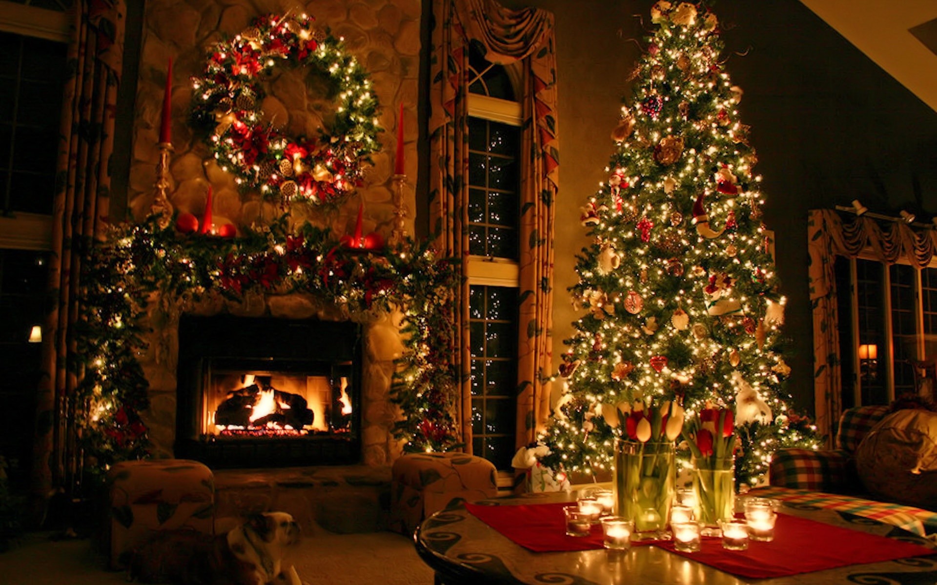 Christmas Cabin Wallpapers