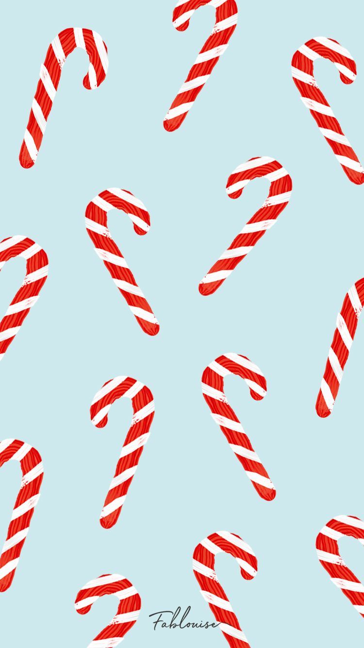 Christmas Candy Canes Wallpapers