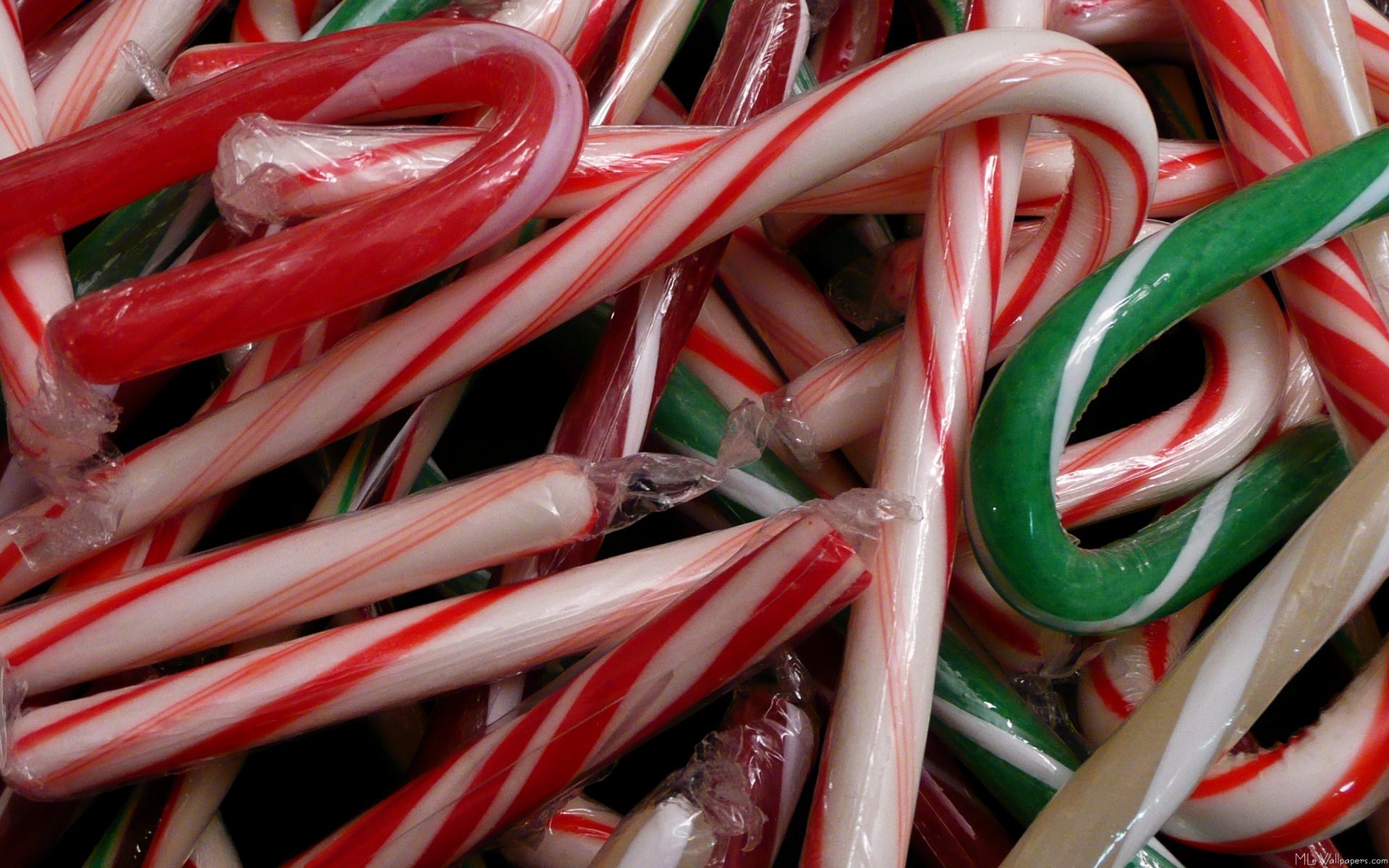 Christmas Candy Canes Wallpapers