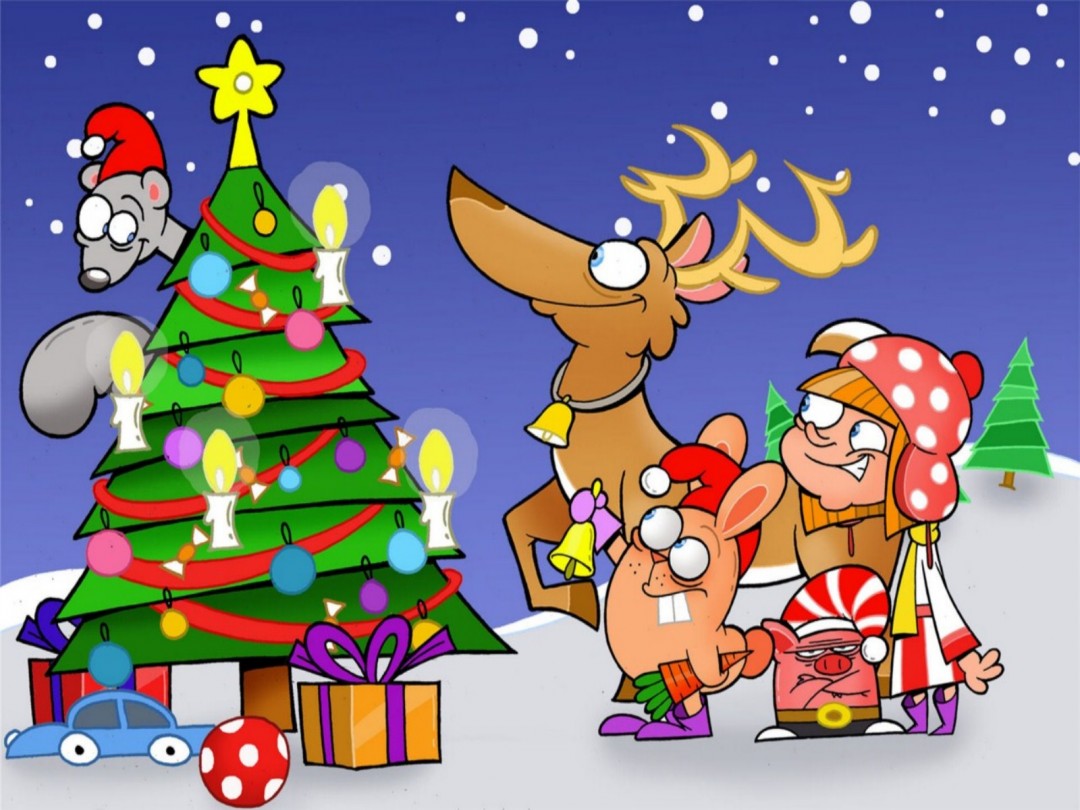 Christmas Cartoon Wallpapers