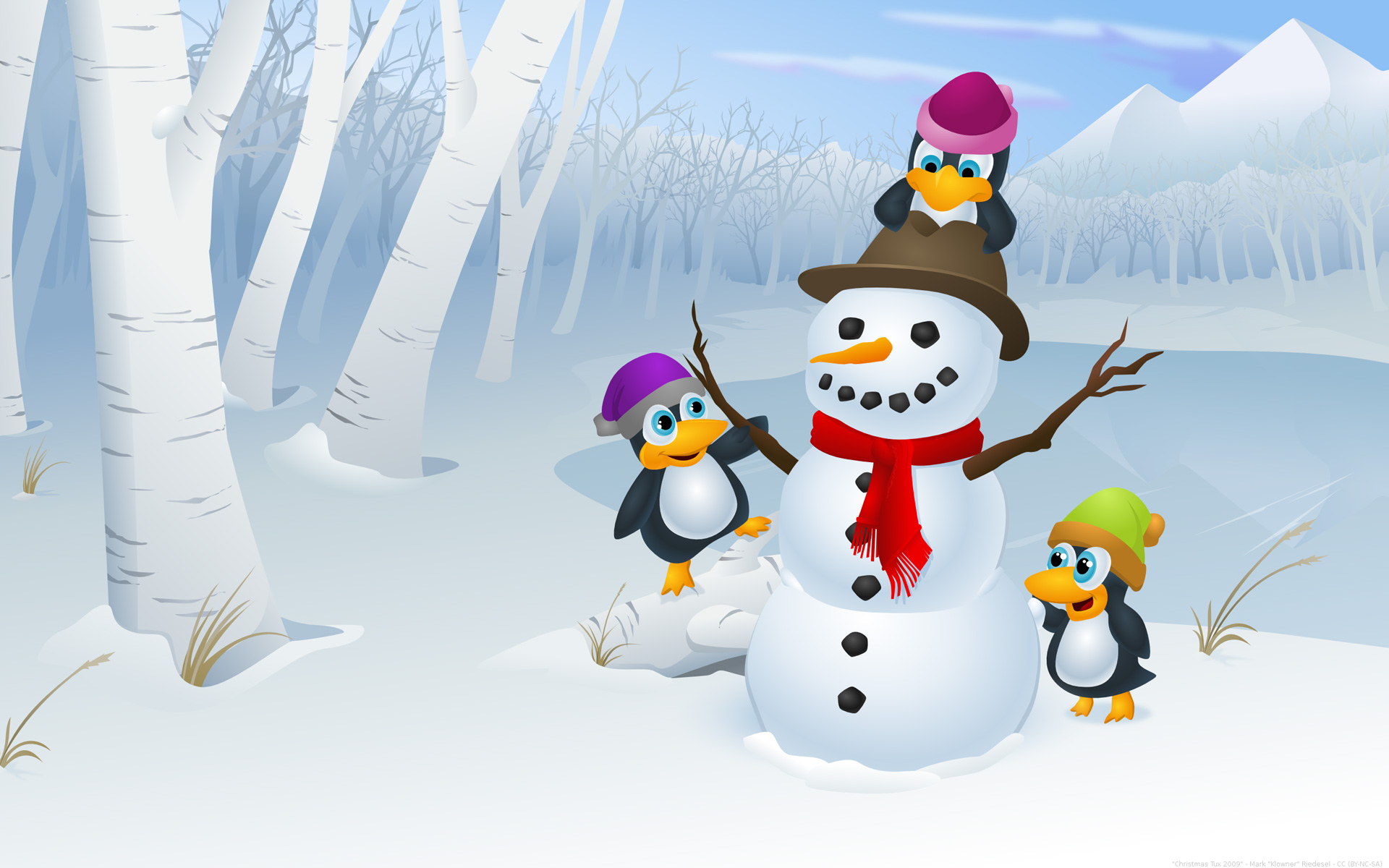 Christmas Cartoon Wallpapers