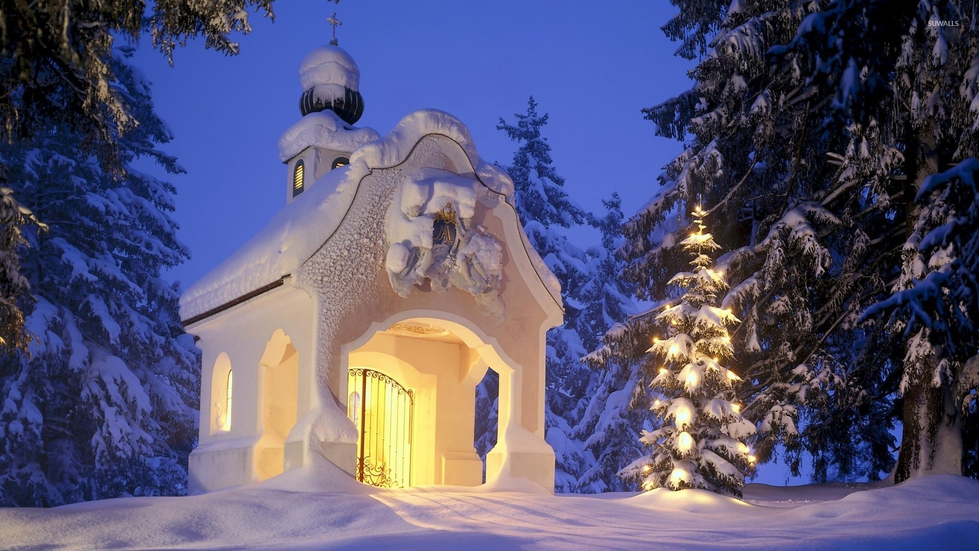 Christmas Church Wallpapers