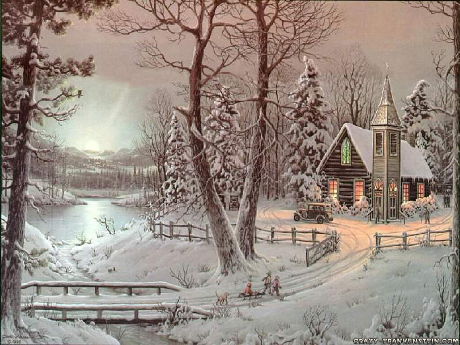 Christmas Church Wallpapers