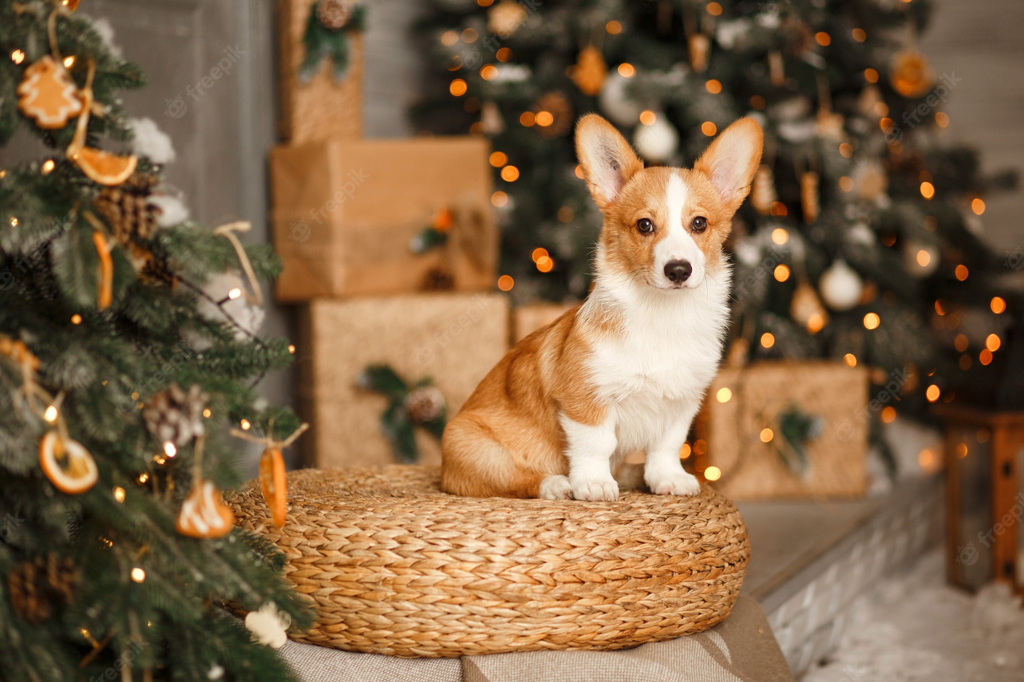 Christmas Corgi Wallpapers