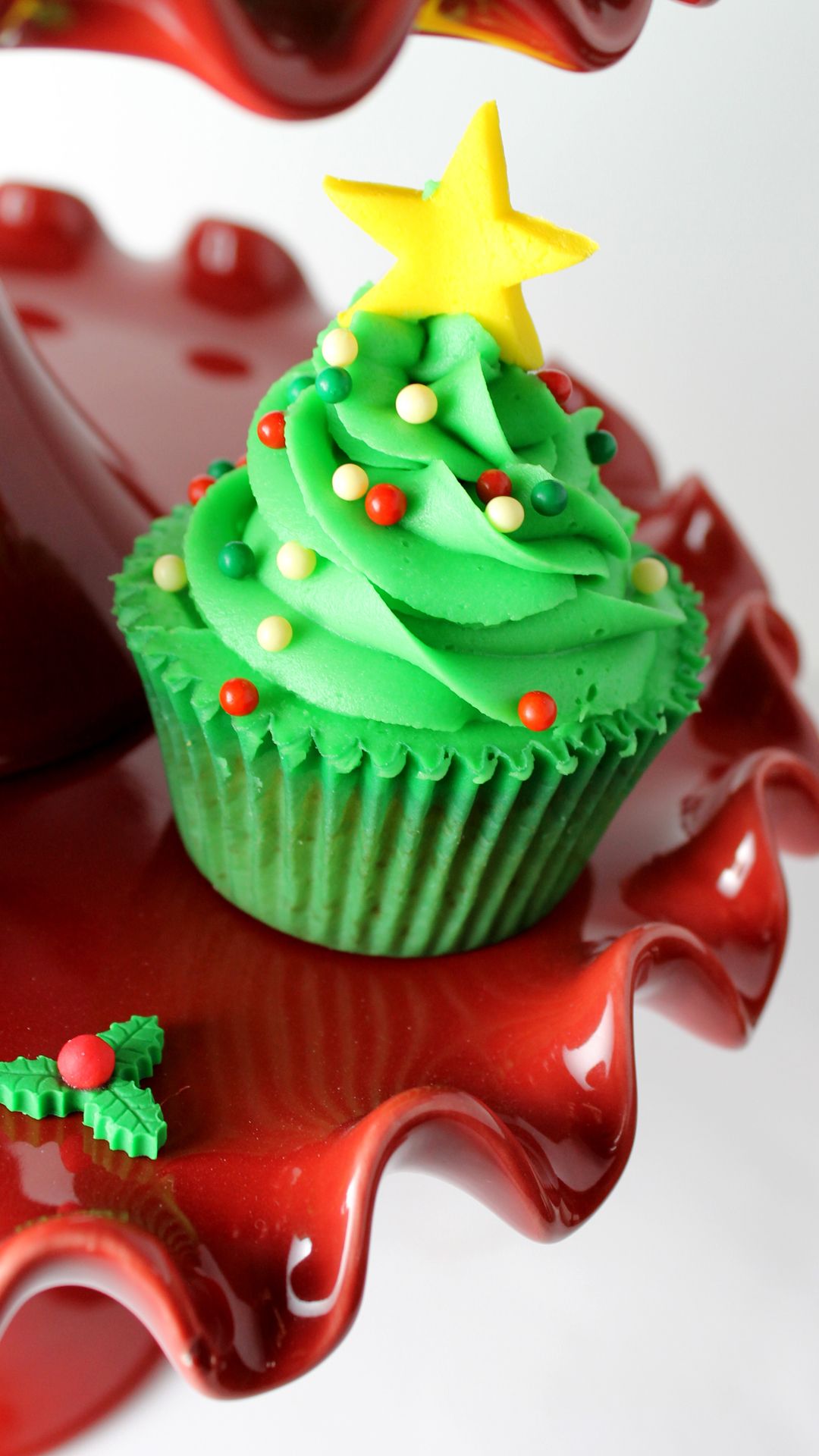 Christmas Cupcake Wallpapers