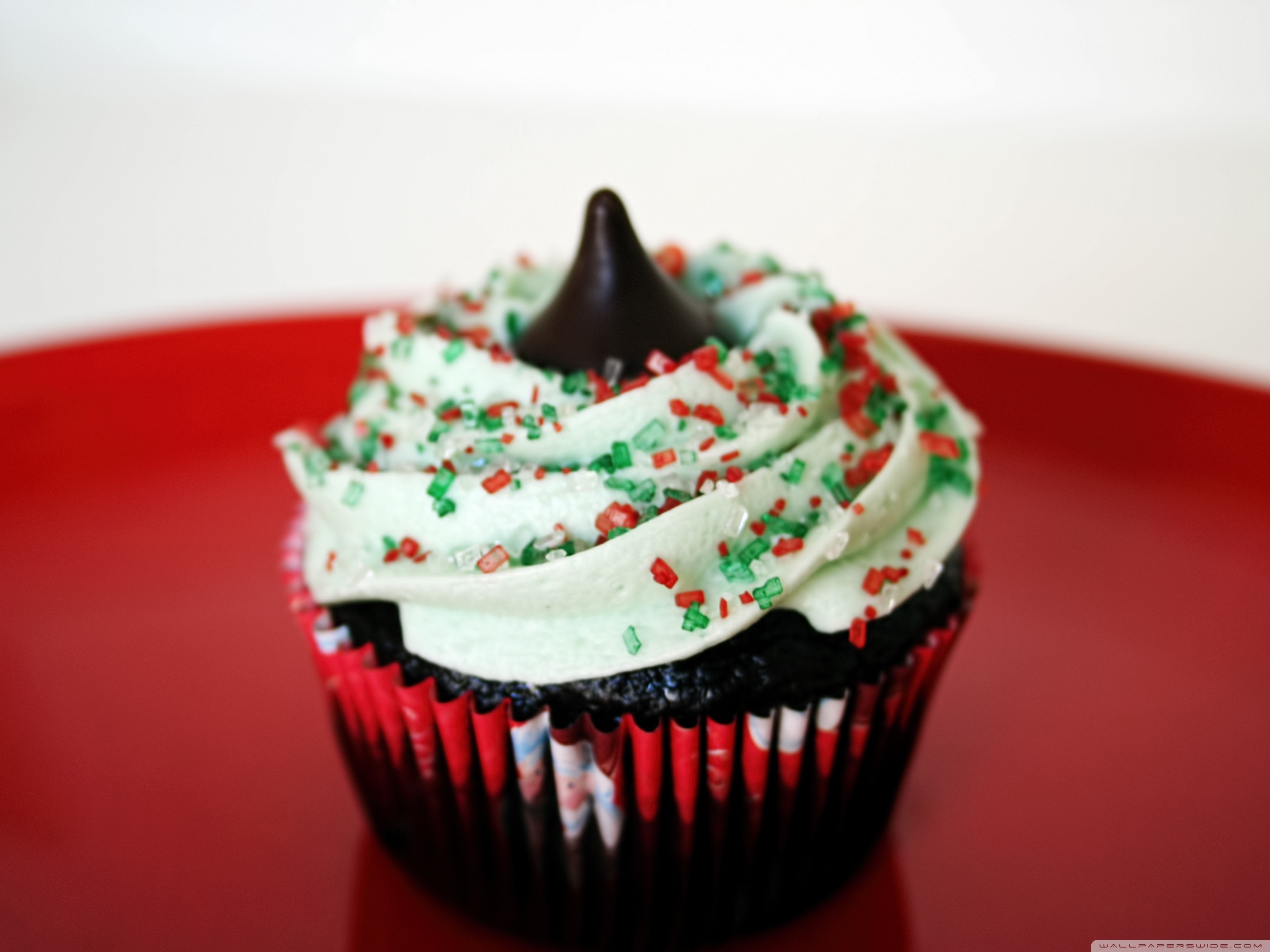 Christmas Cupcake Wallpapers