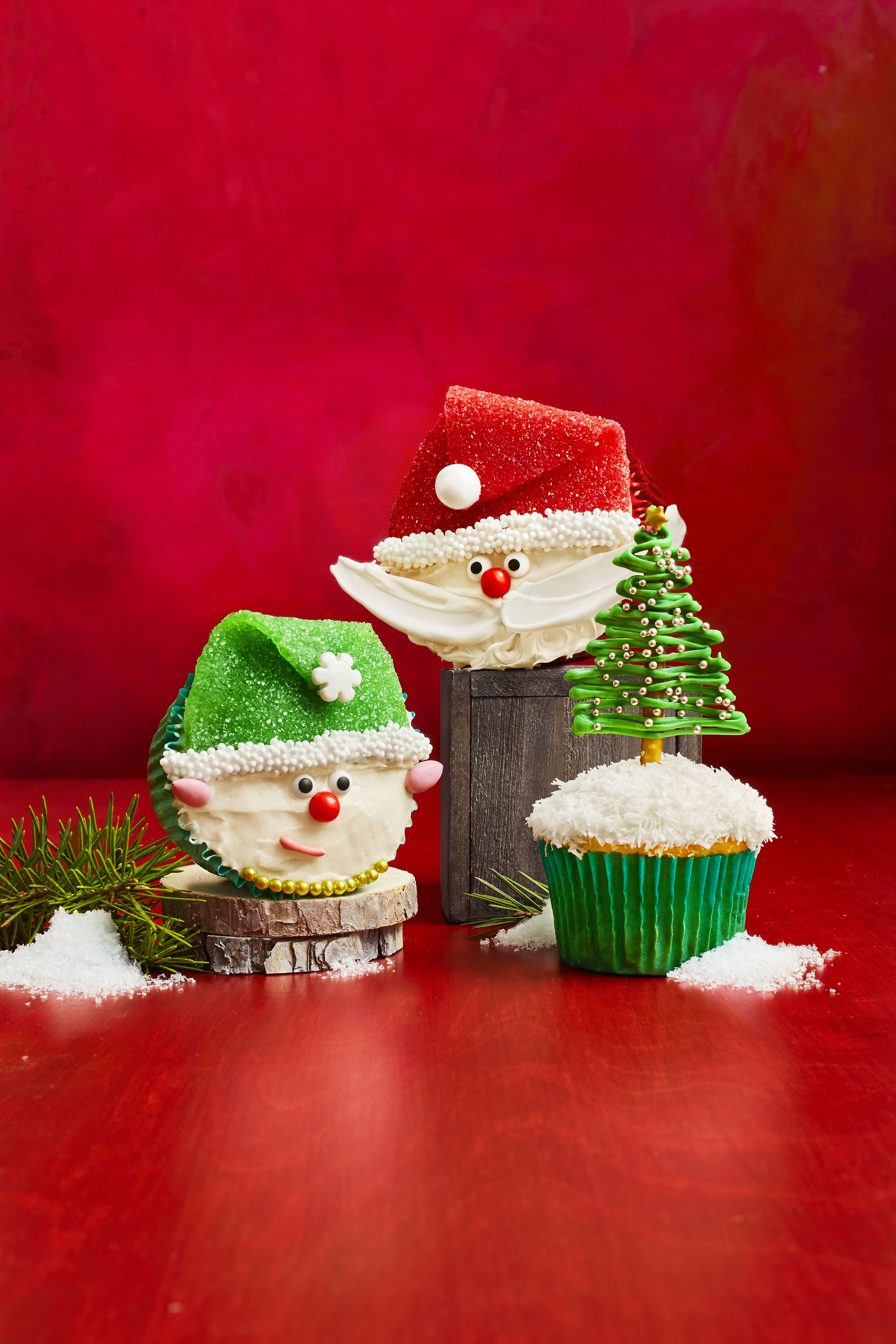 Christmas Cupcake Wallpapers