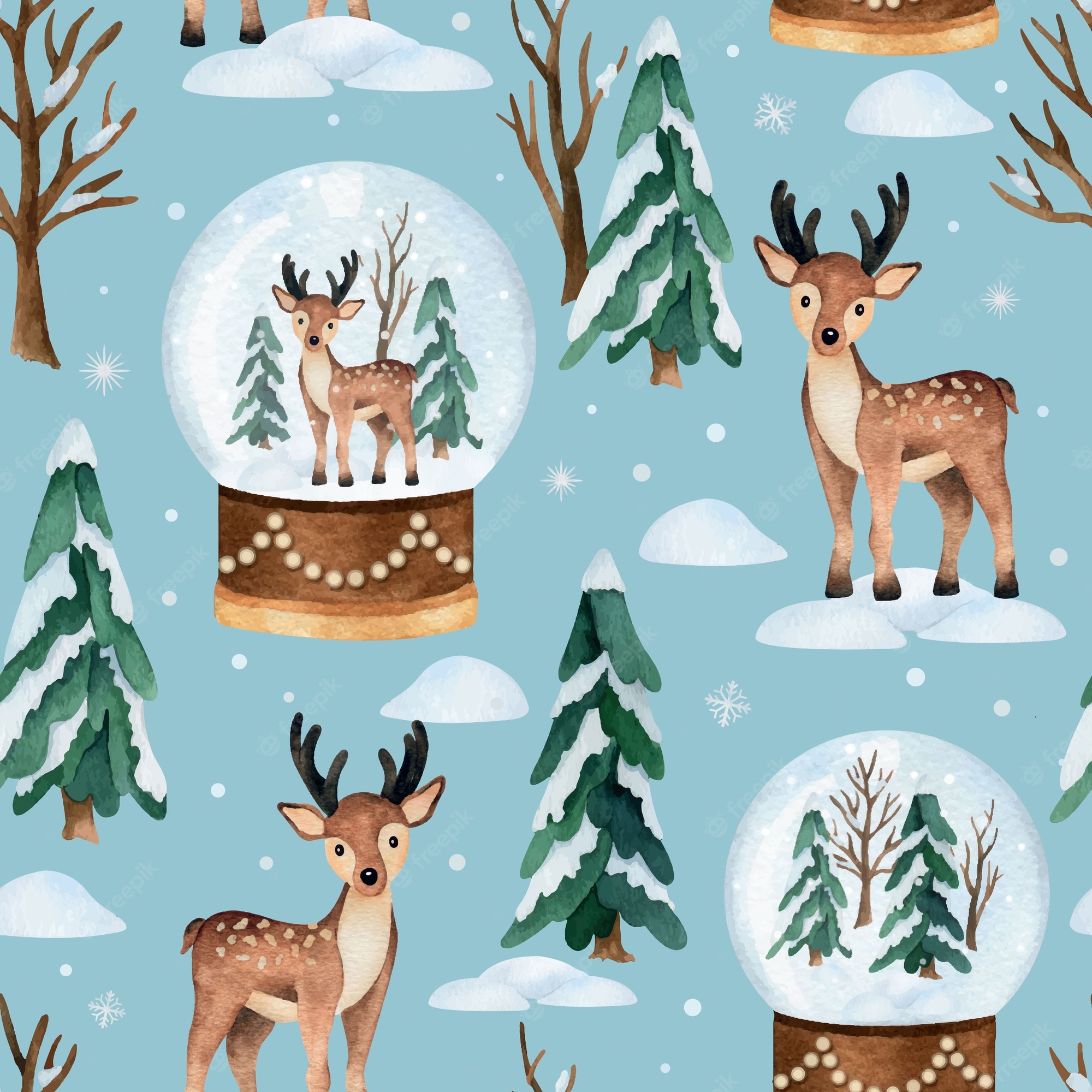 Christmas Deer Wallpapers