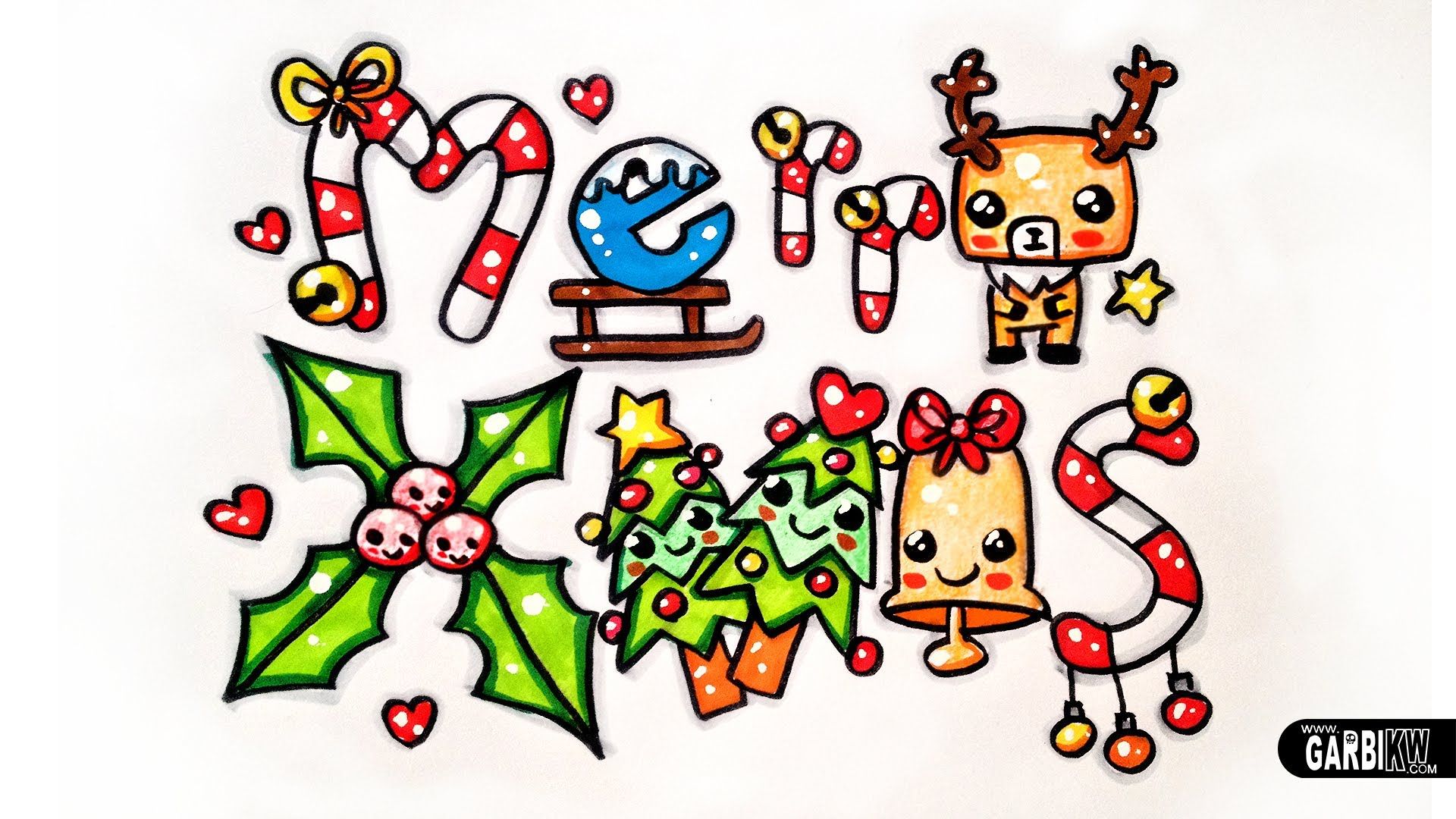 Christmas Drawing Wallpapers