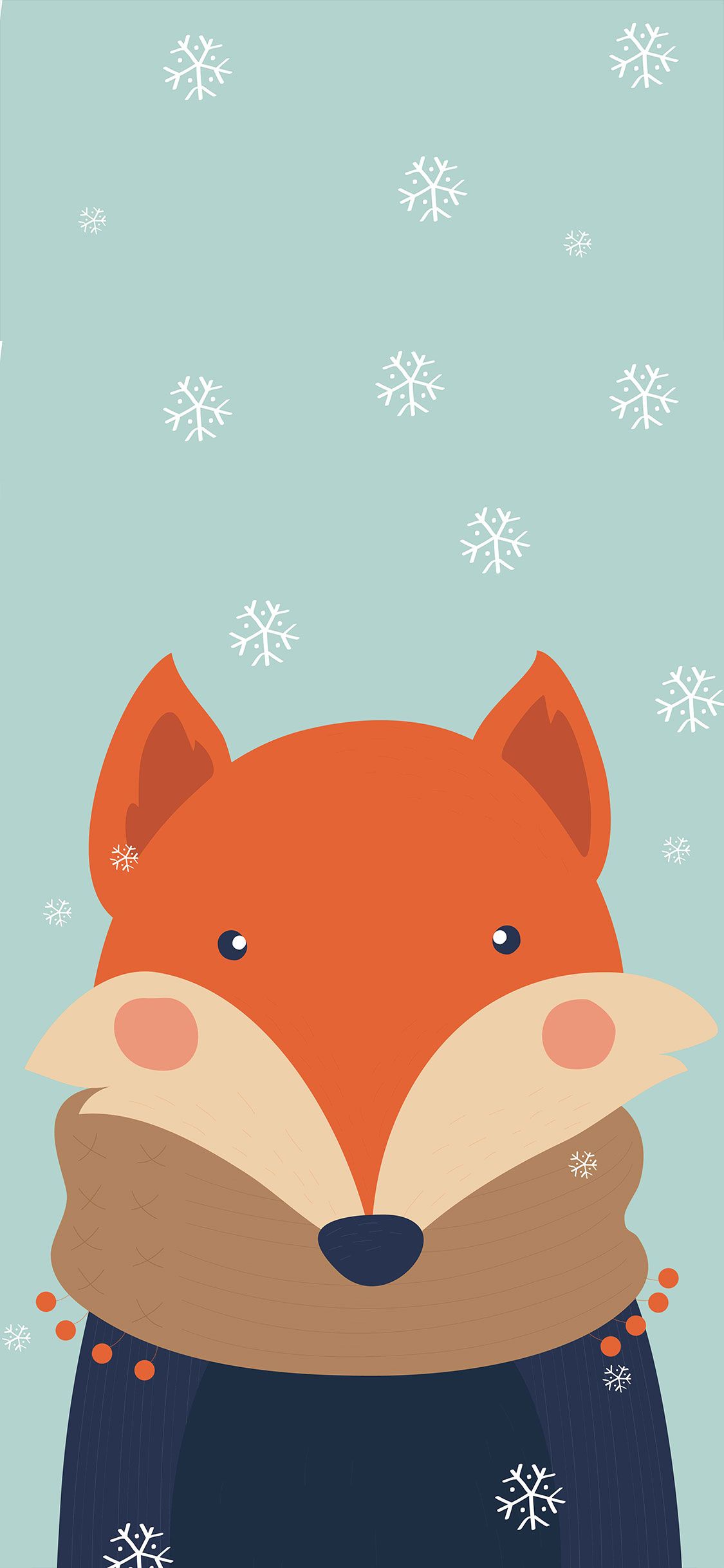 Christmas Fox Wallpapers