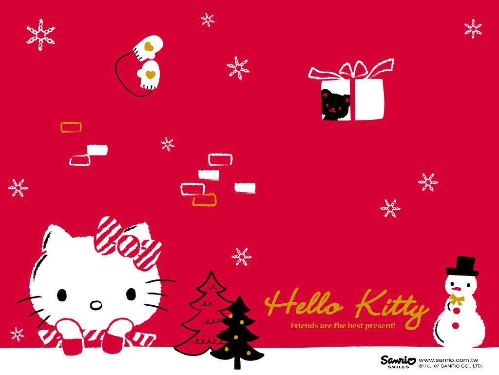 Christmas Hello Kitty Wallpapers