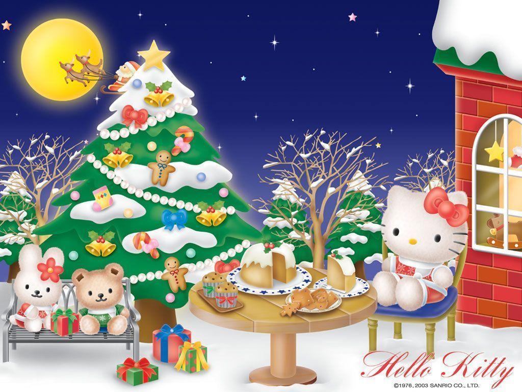 Christmas Hello Kitty Wallpapers