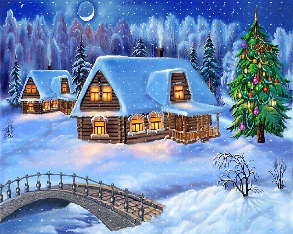 Christmas Houses Desktop Wallpapers