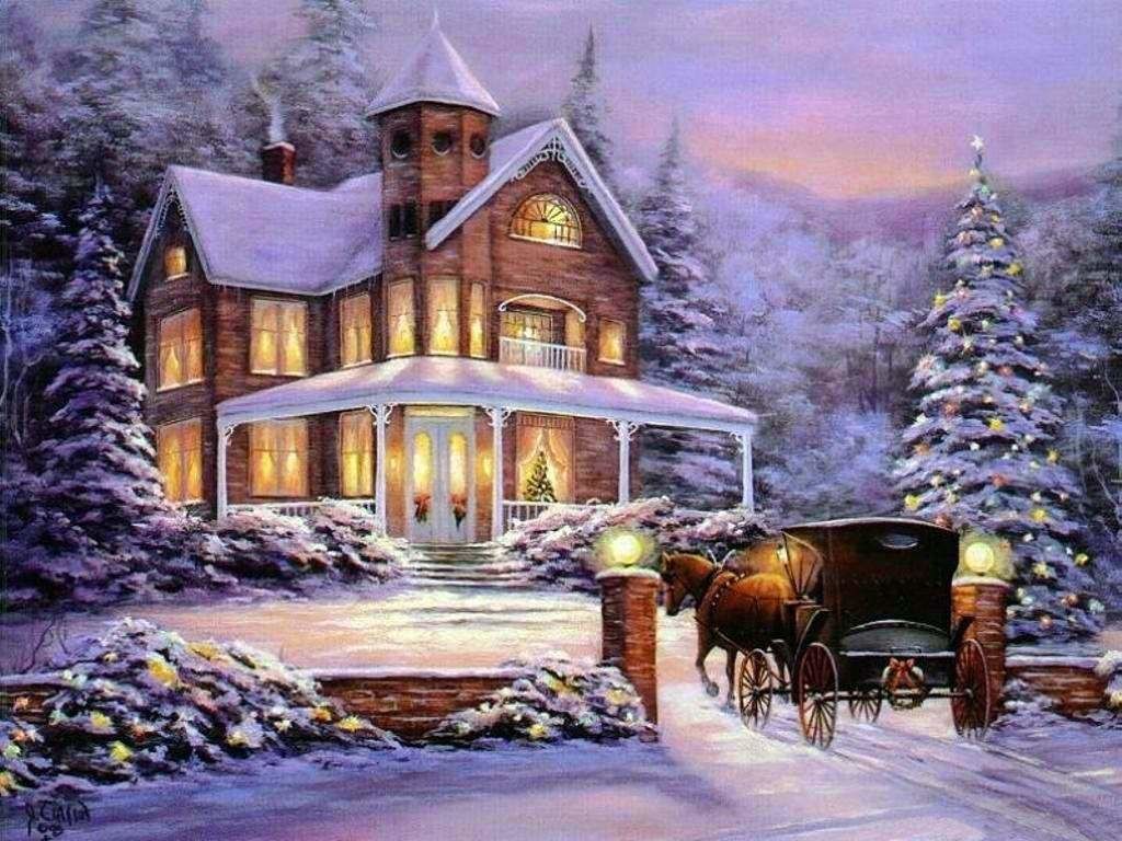 Christmas Houses Desktop Wallpapers