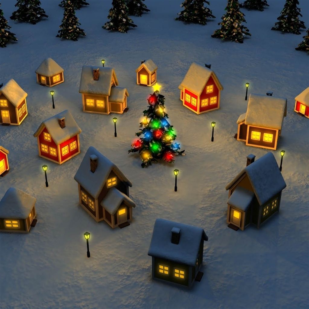 Christmas Houses Desktop Wallpapers