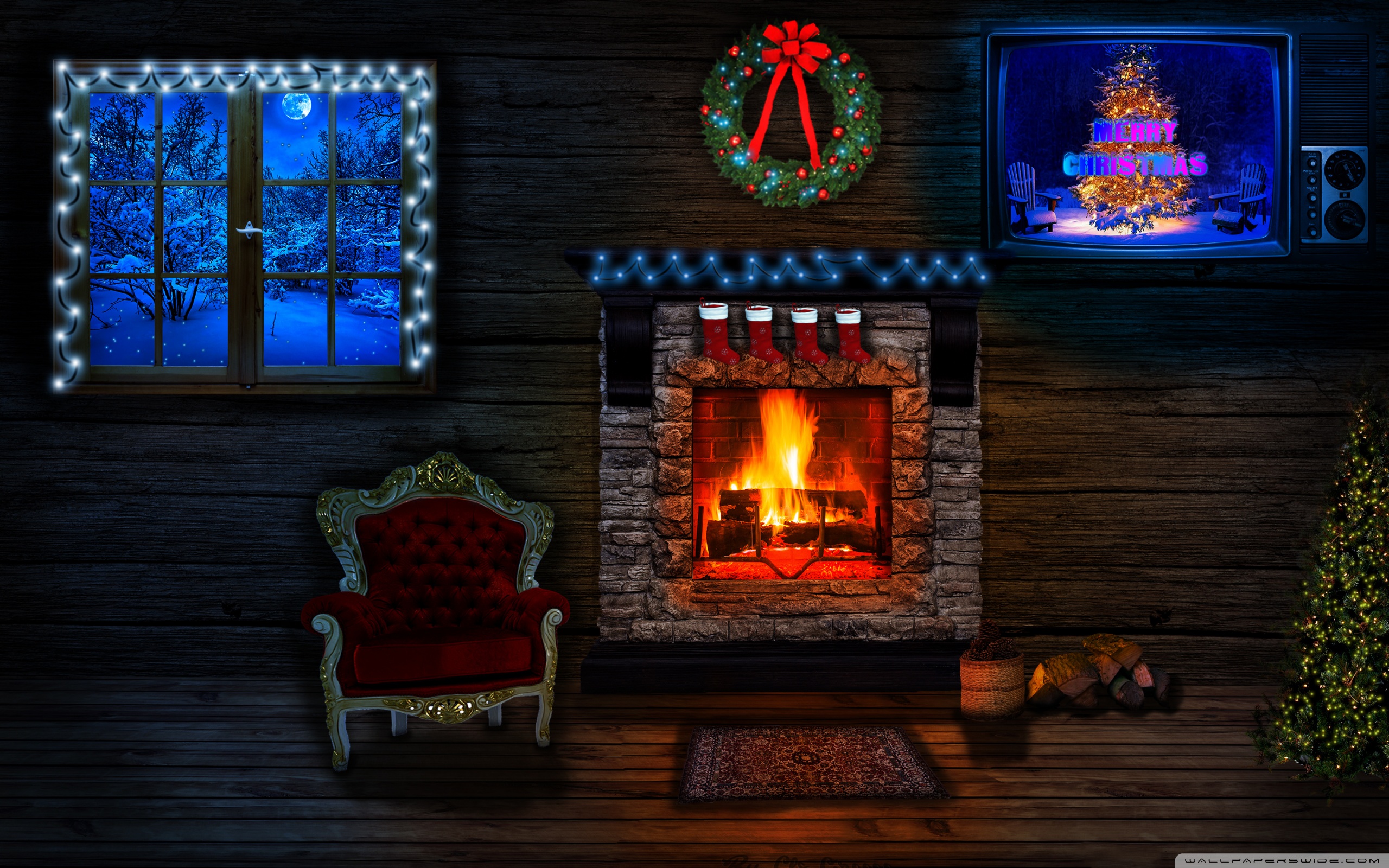 Christmas Houses Desktop Wallpapers