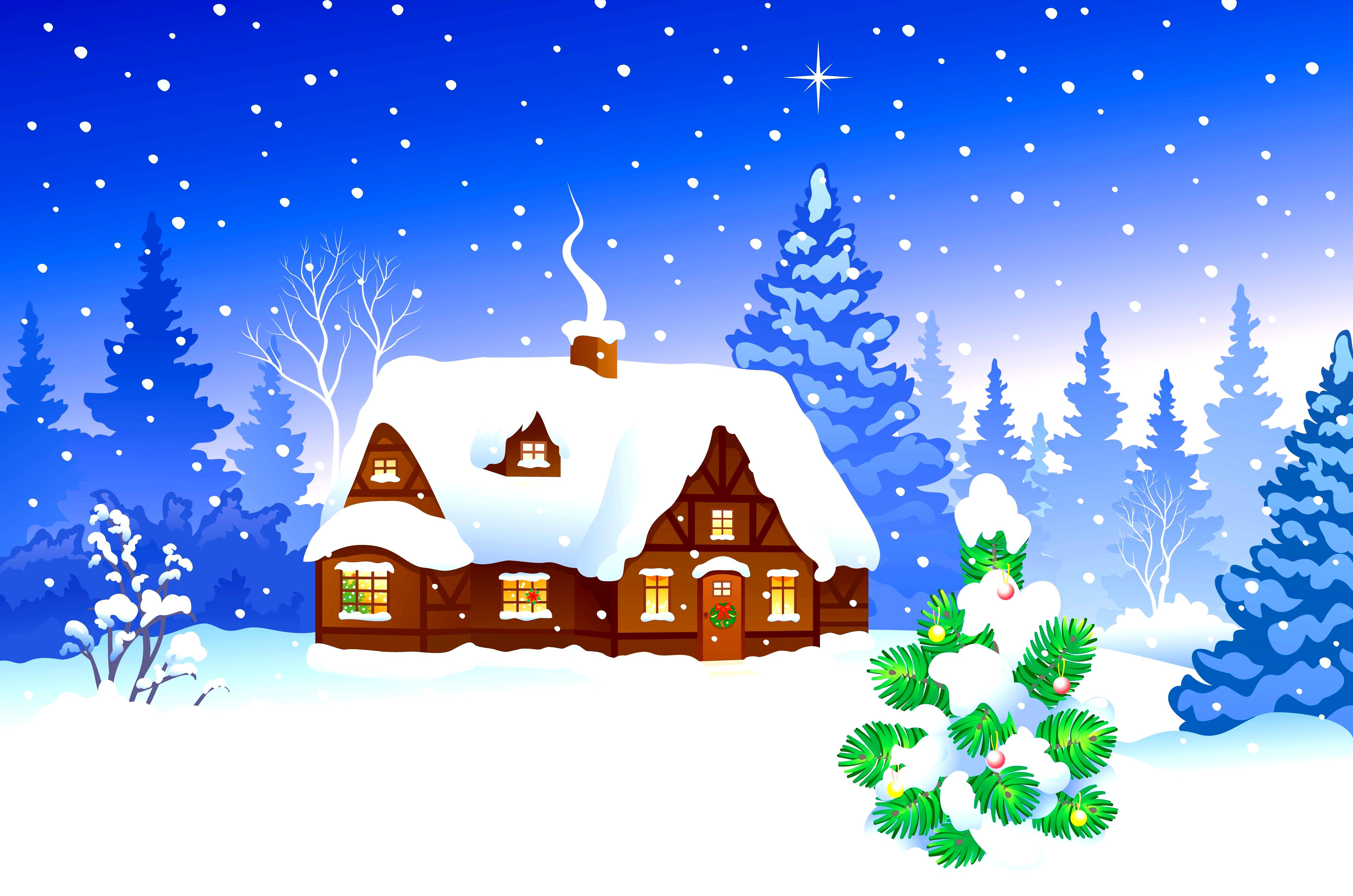 Christmas Houses Desktop Wallpapers