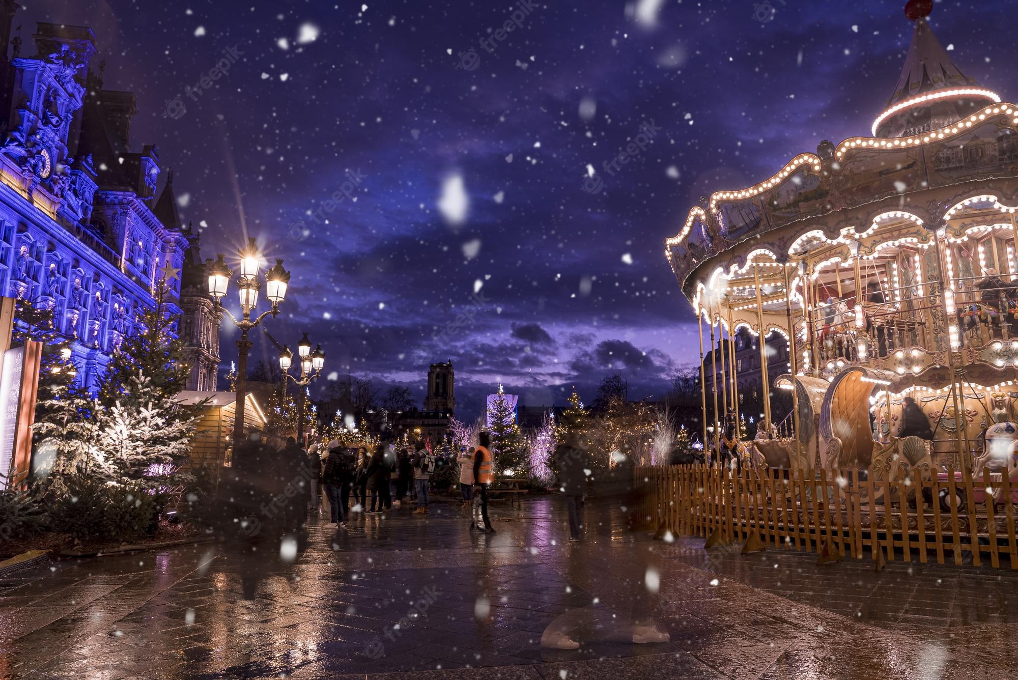 Christmas In Paris Wallpapers