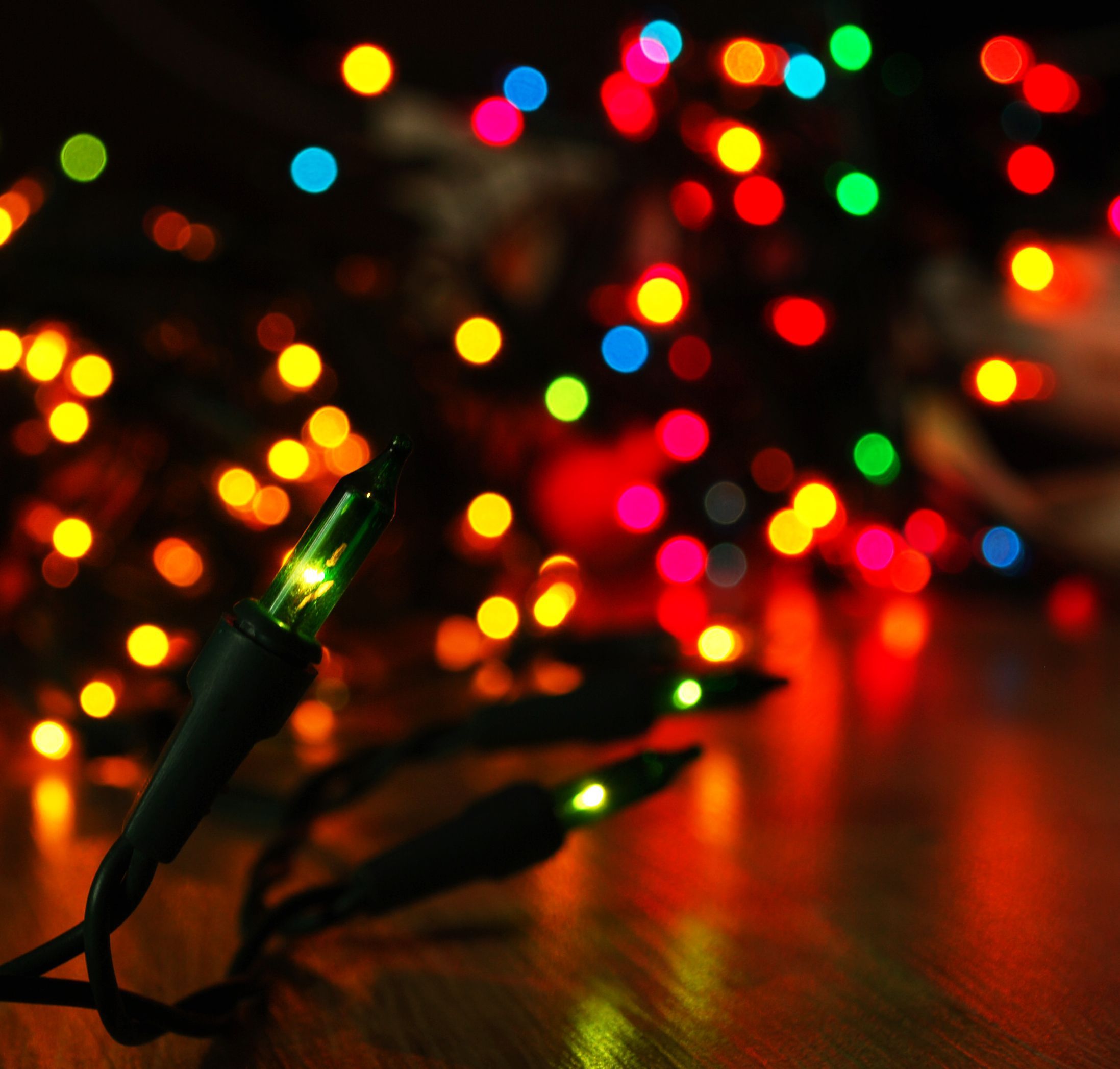 Christmas Lights Aesthetic Wallpapers