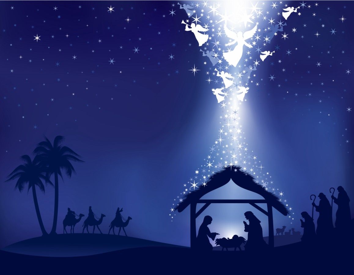 Christmas Nativity Angels Wallpapers