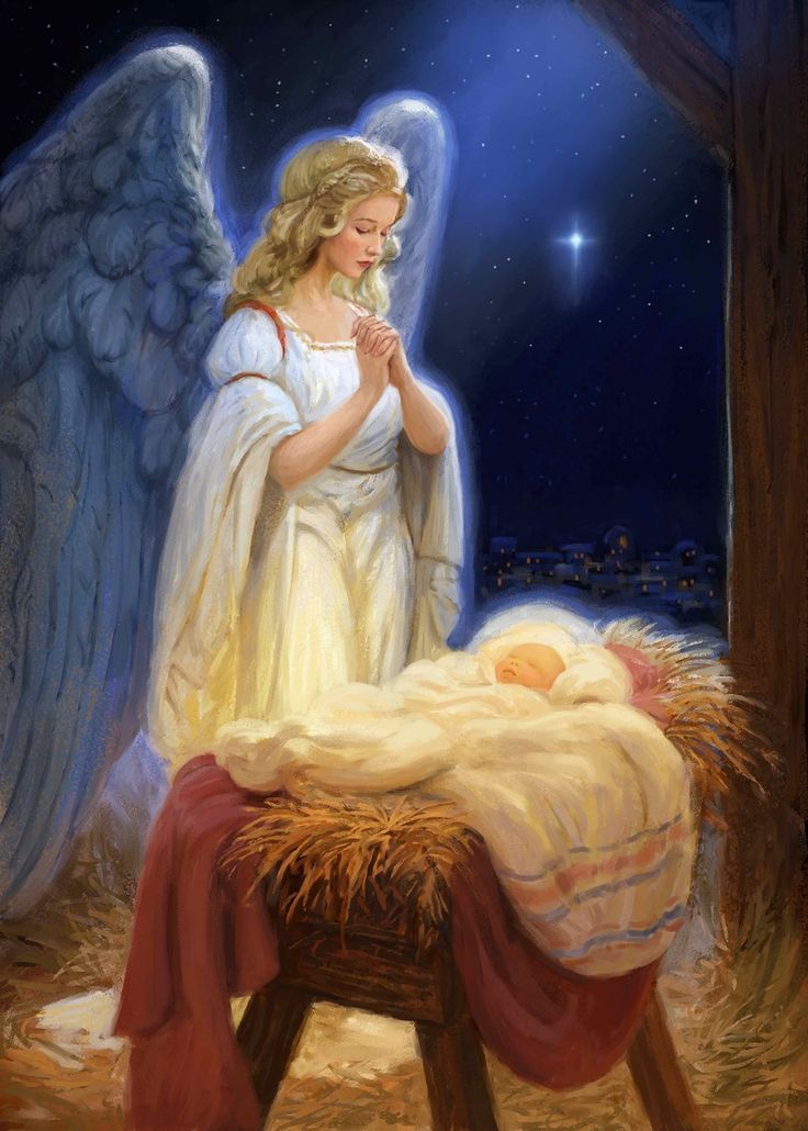 Christmas Nativity Angels Wallpapers