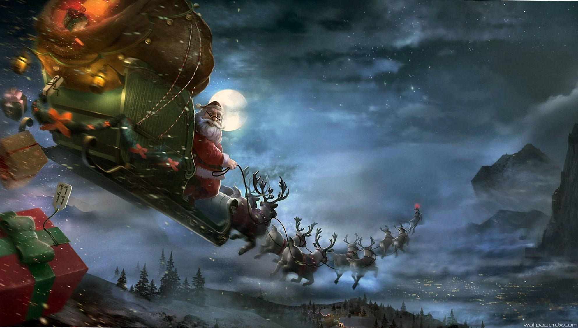 Christmas Paintings Wallpapers