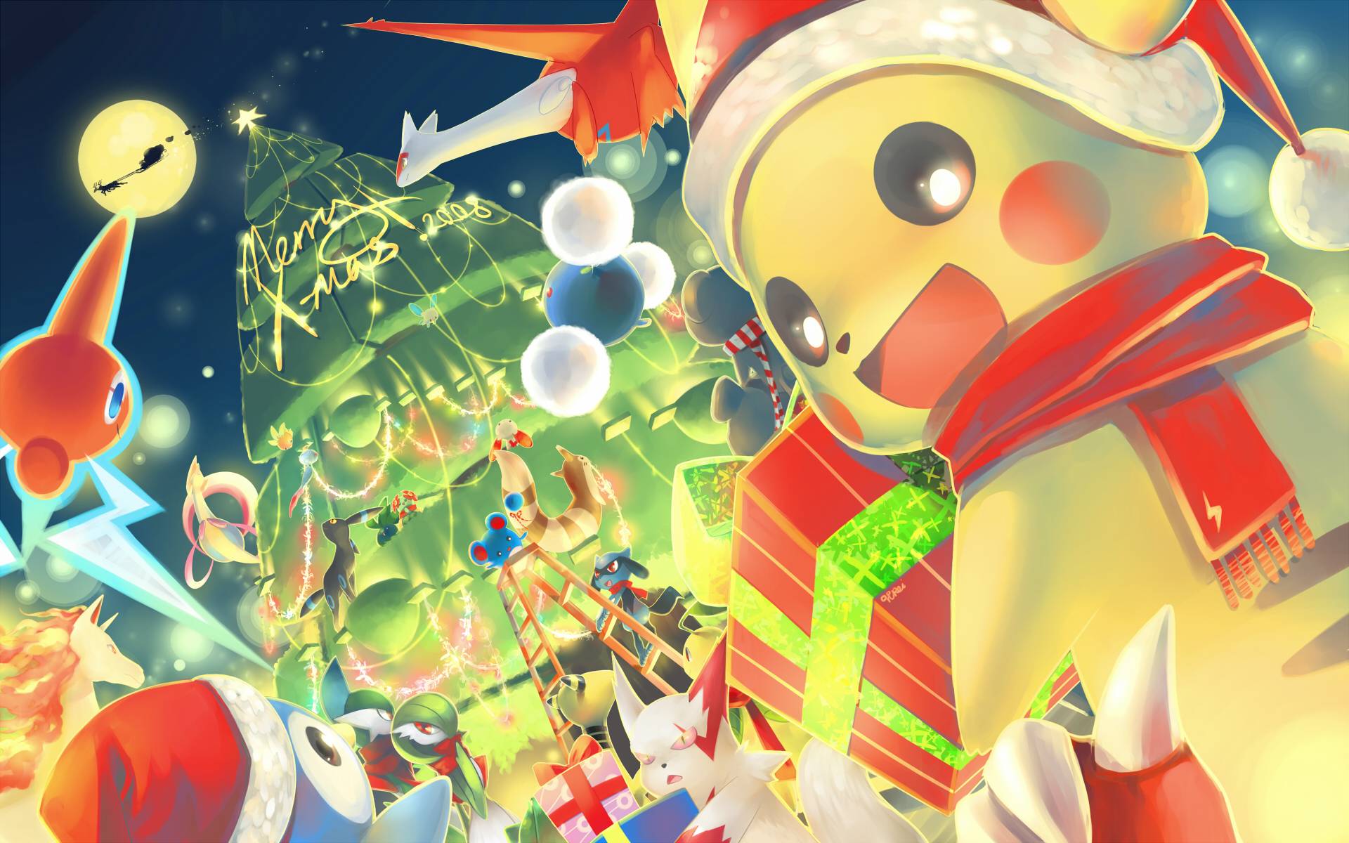 Christmas Pokemon Wallpapers