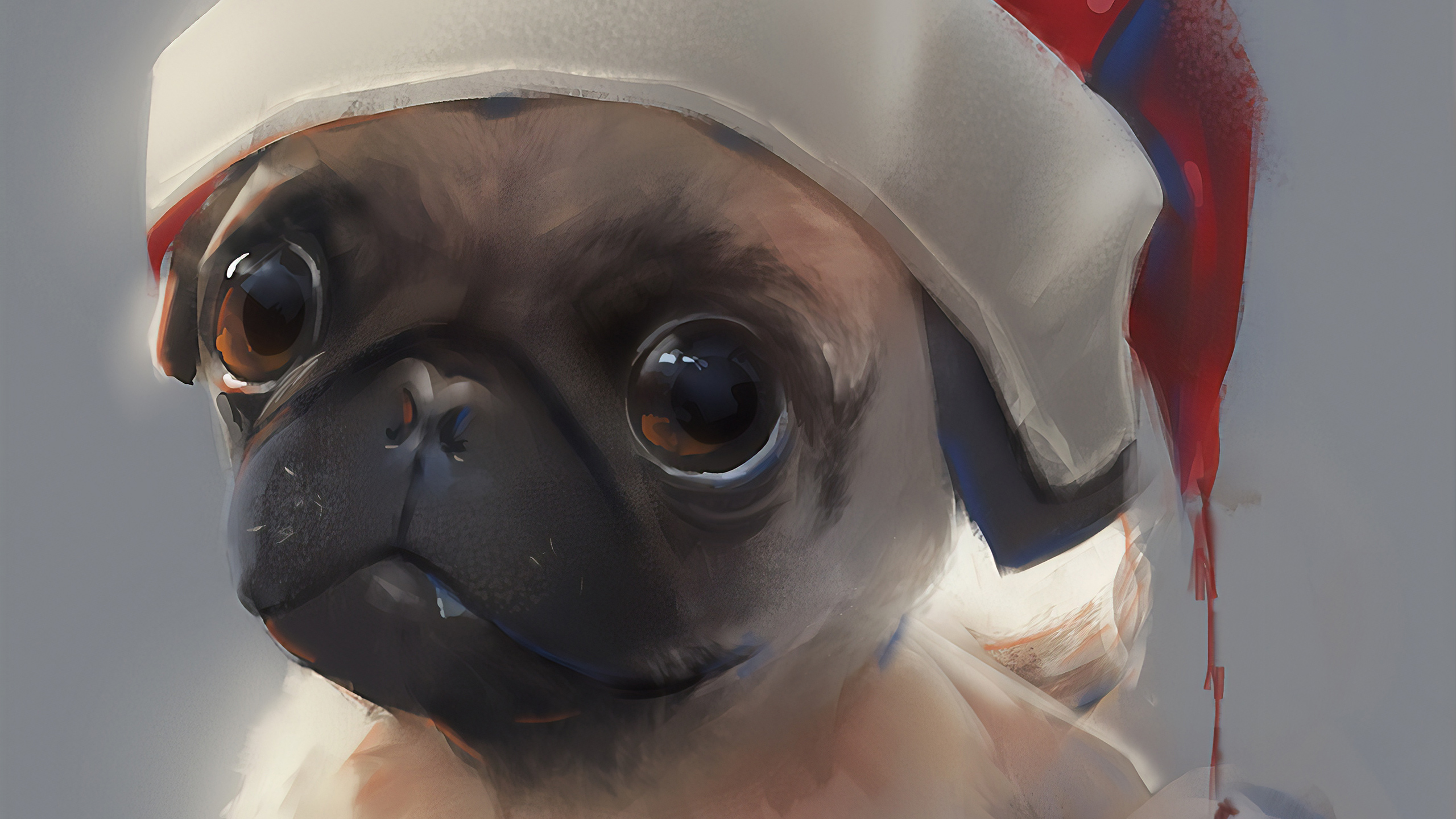 Christmas Pug Wallpapers