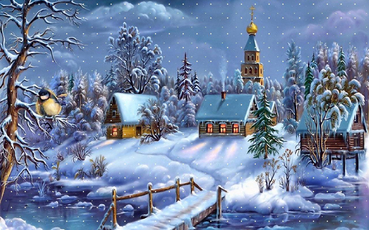 Christmas Scenes Wallpapers