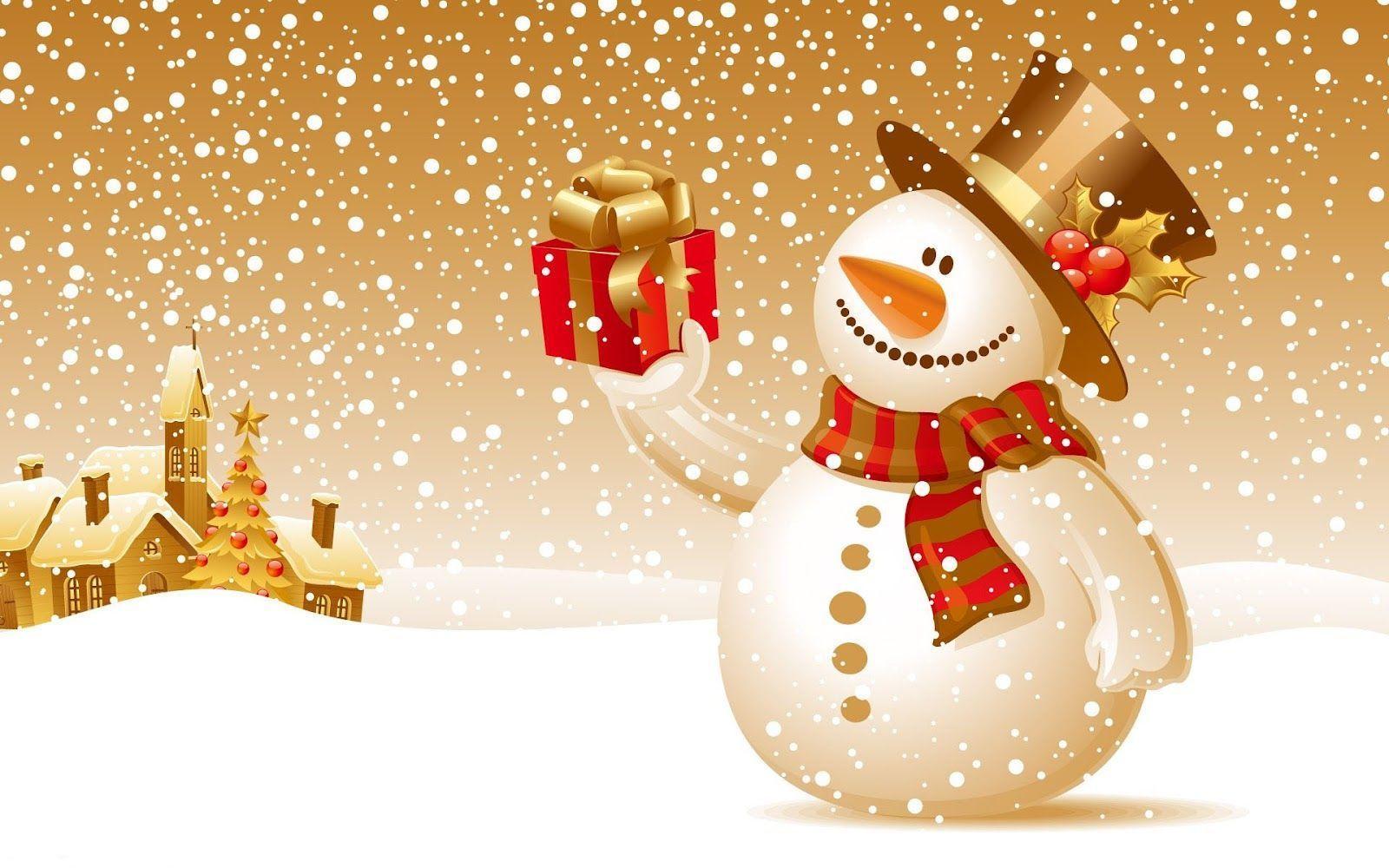 Christmas Snowman Wallpapers