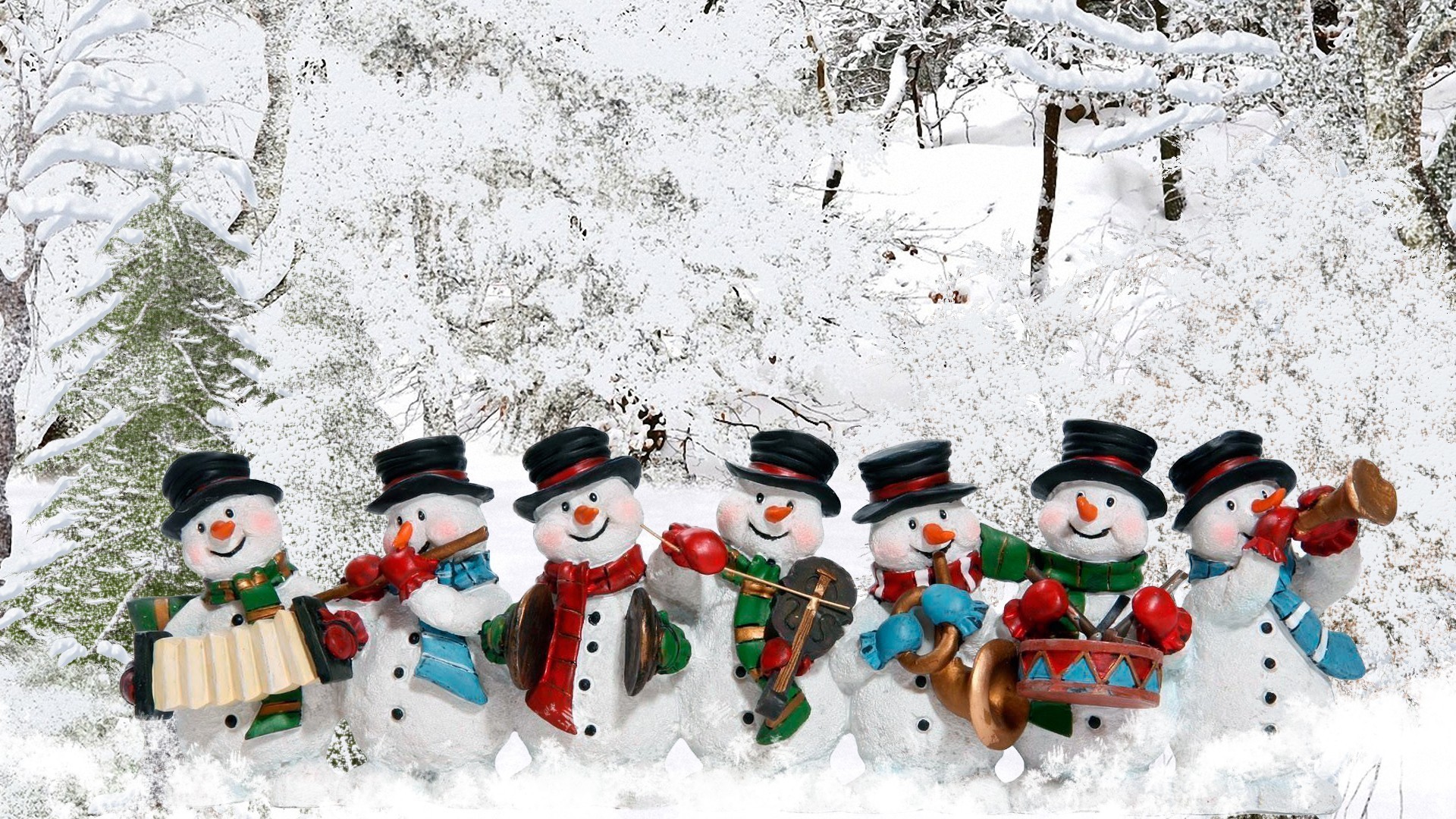 Christmas Snowman Wallpapers