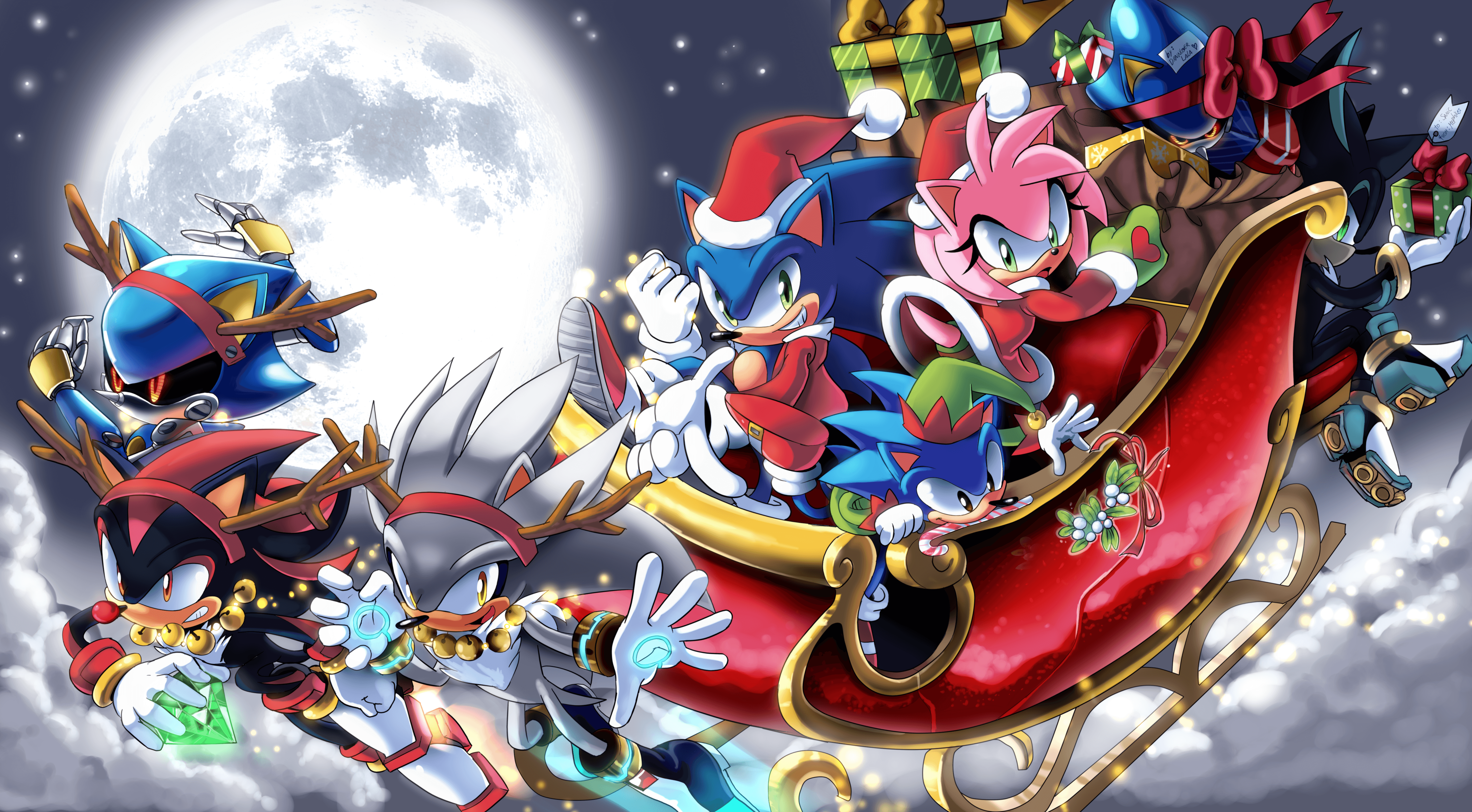 Christmas Sonic Wallpapers