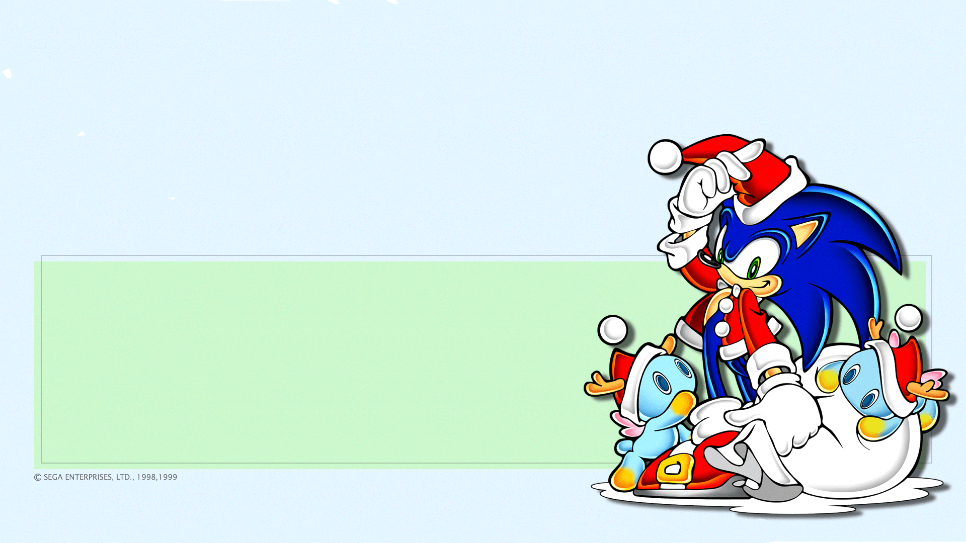 Christmas Sonic Wallpapers