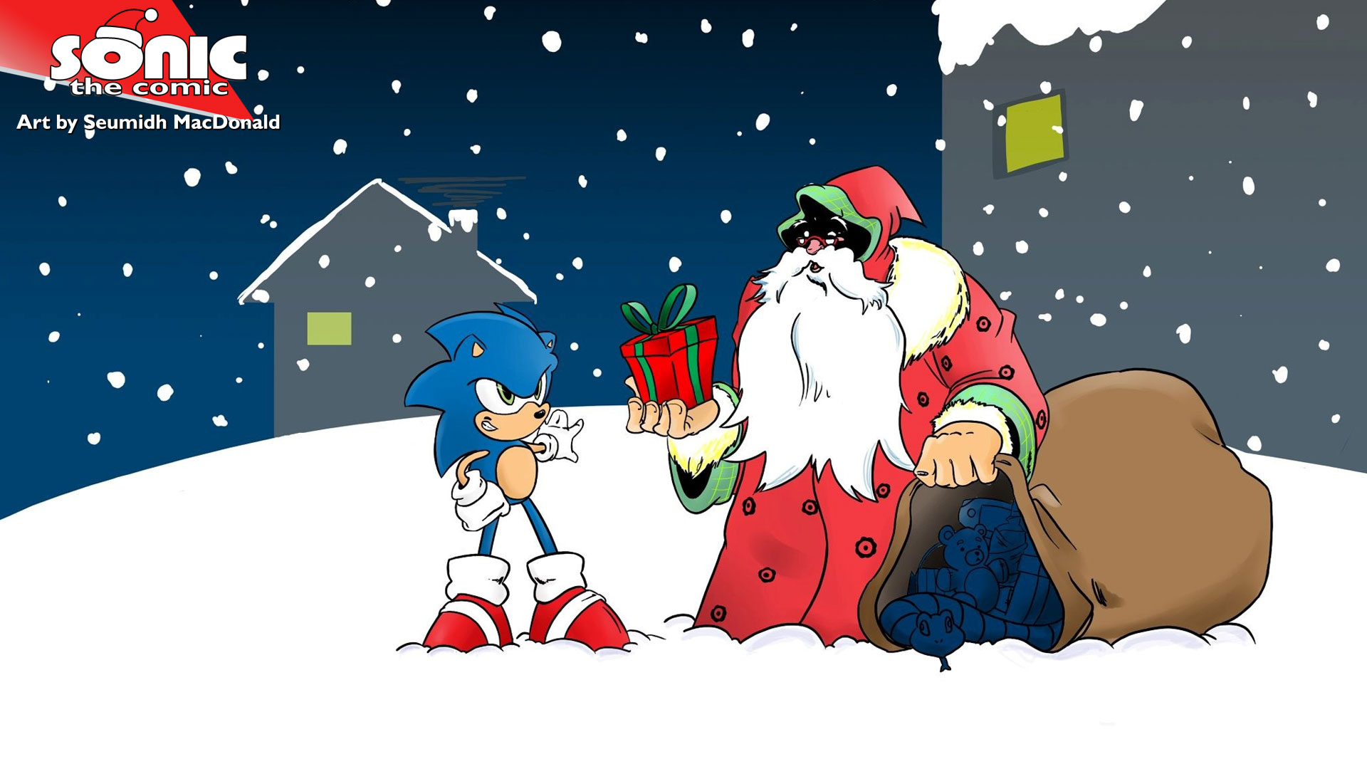 Christmas Sonic Wallpapers