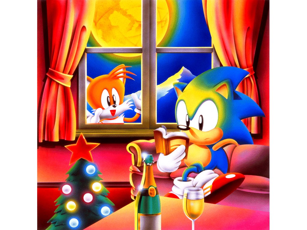 Christmas Sonic Wallpapers