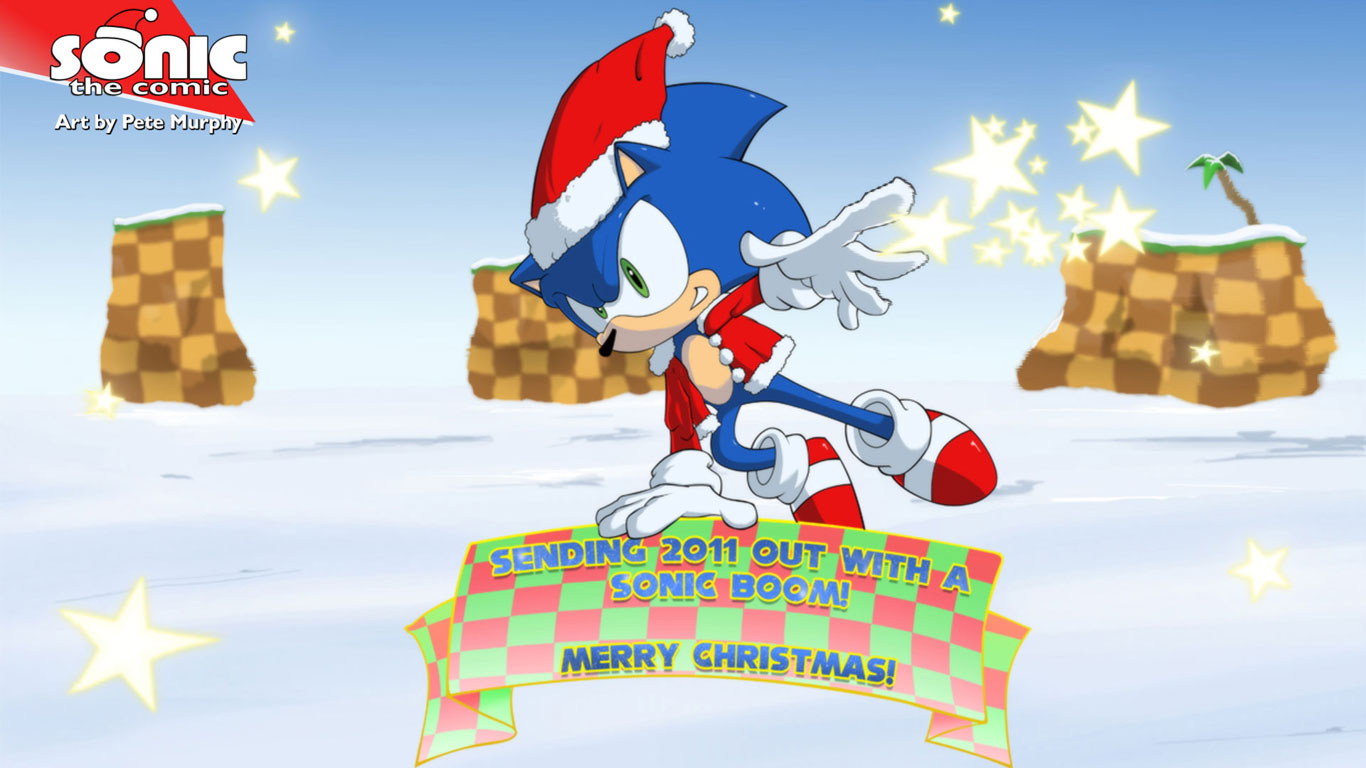 Christmas Sonic Wallpapers