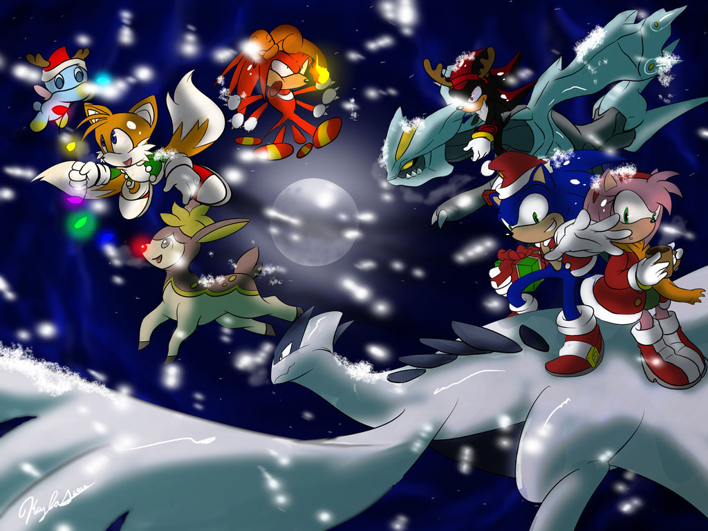 Christmas Sonic Wallpapers