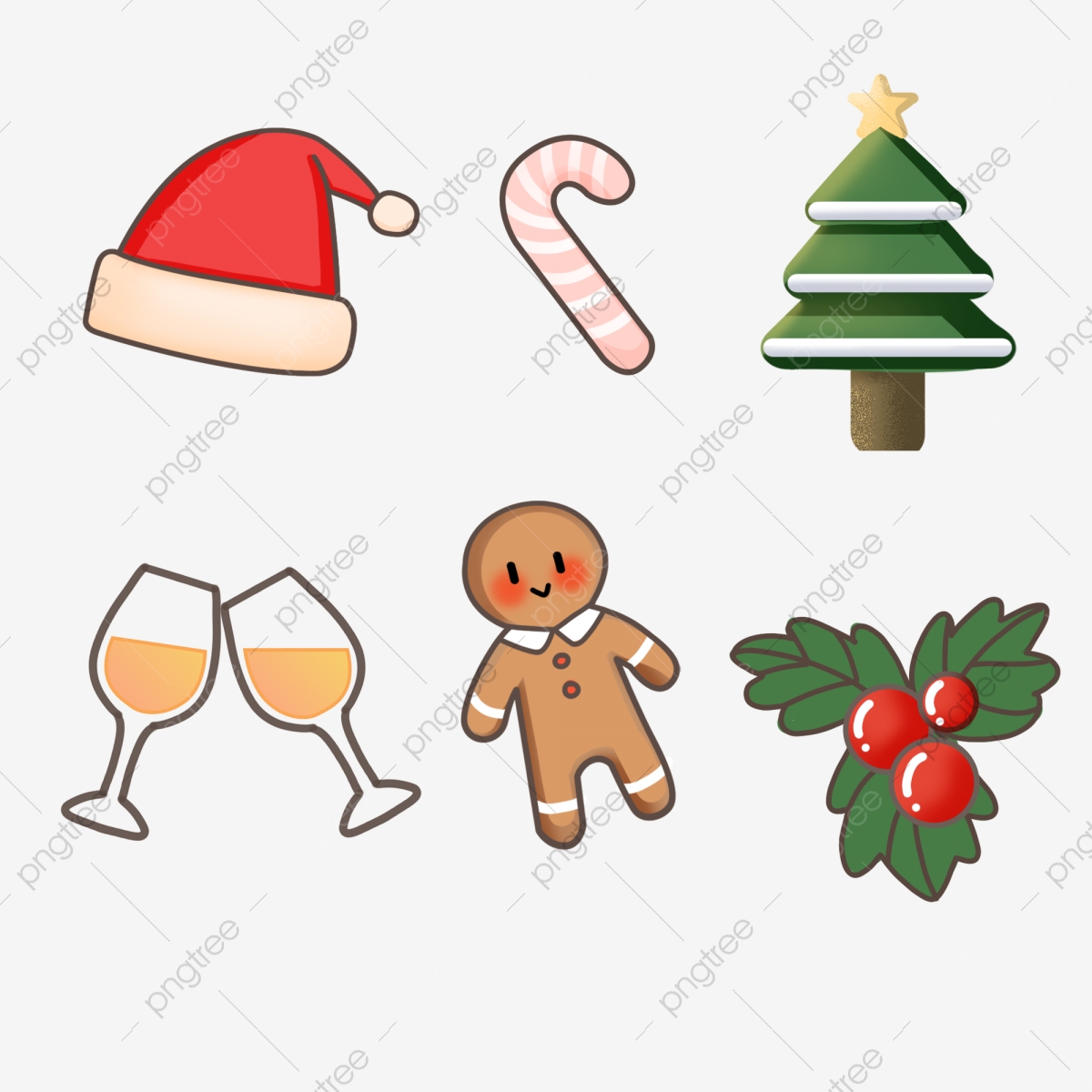 Christmas Stickers Wallpapers