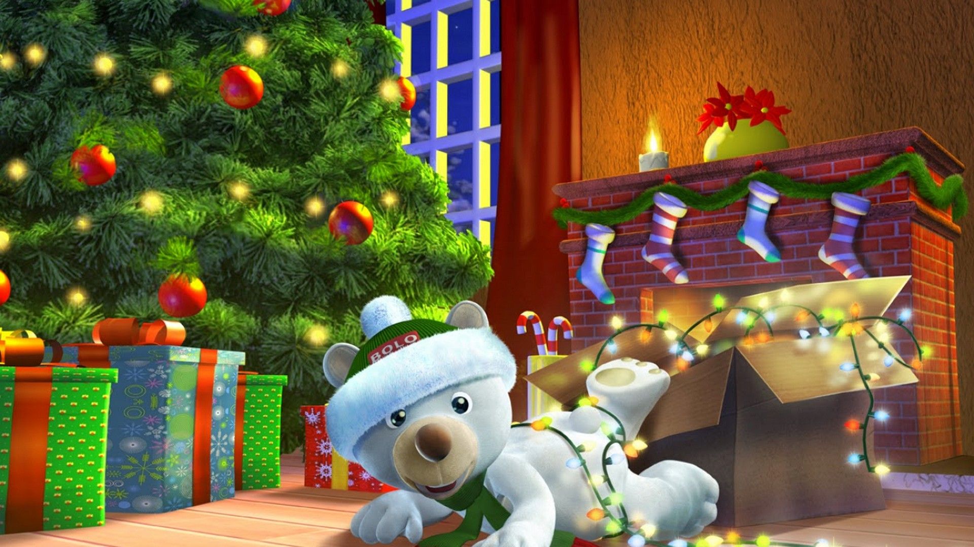 Christmas Teddy Bears Wallpapers
