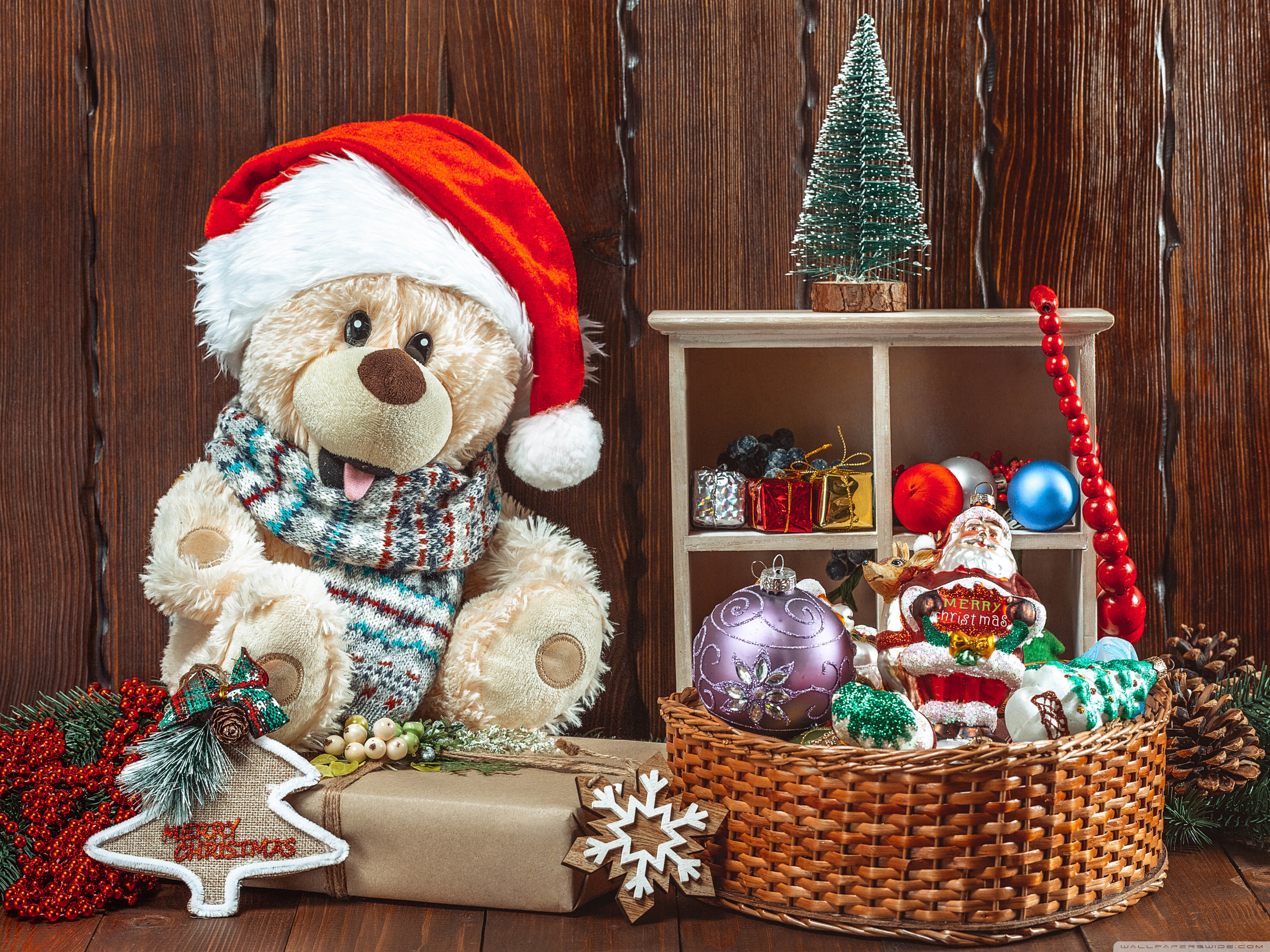 Christmas Teddy Bears Wallpapers