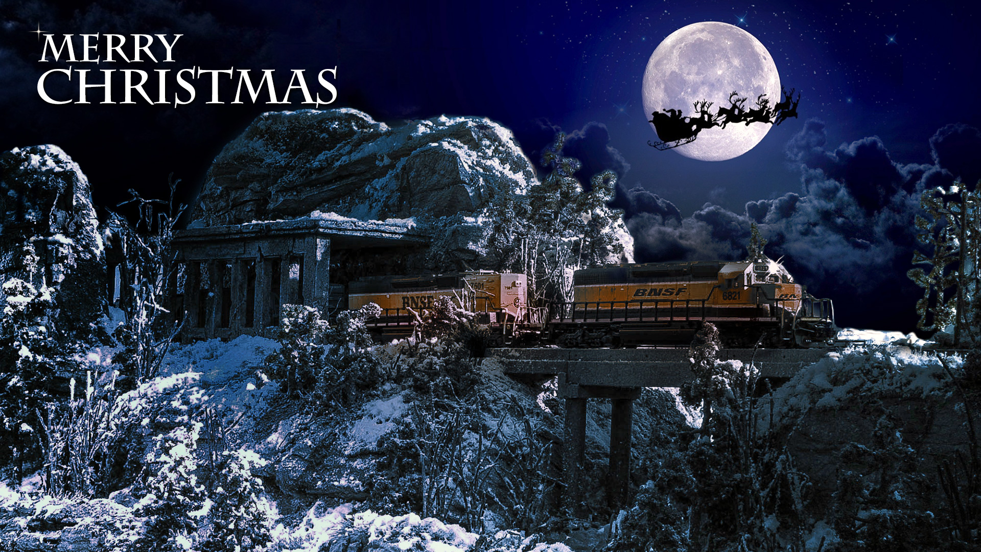 Christmas Train Wallpapers