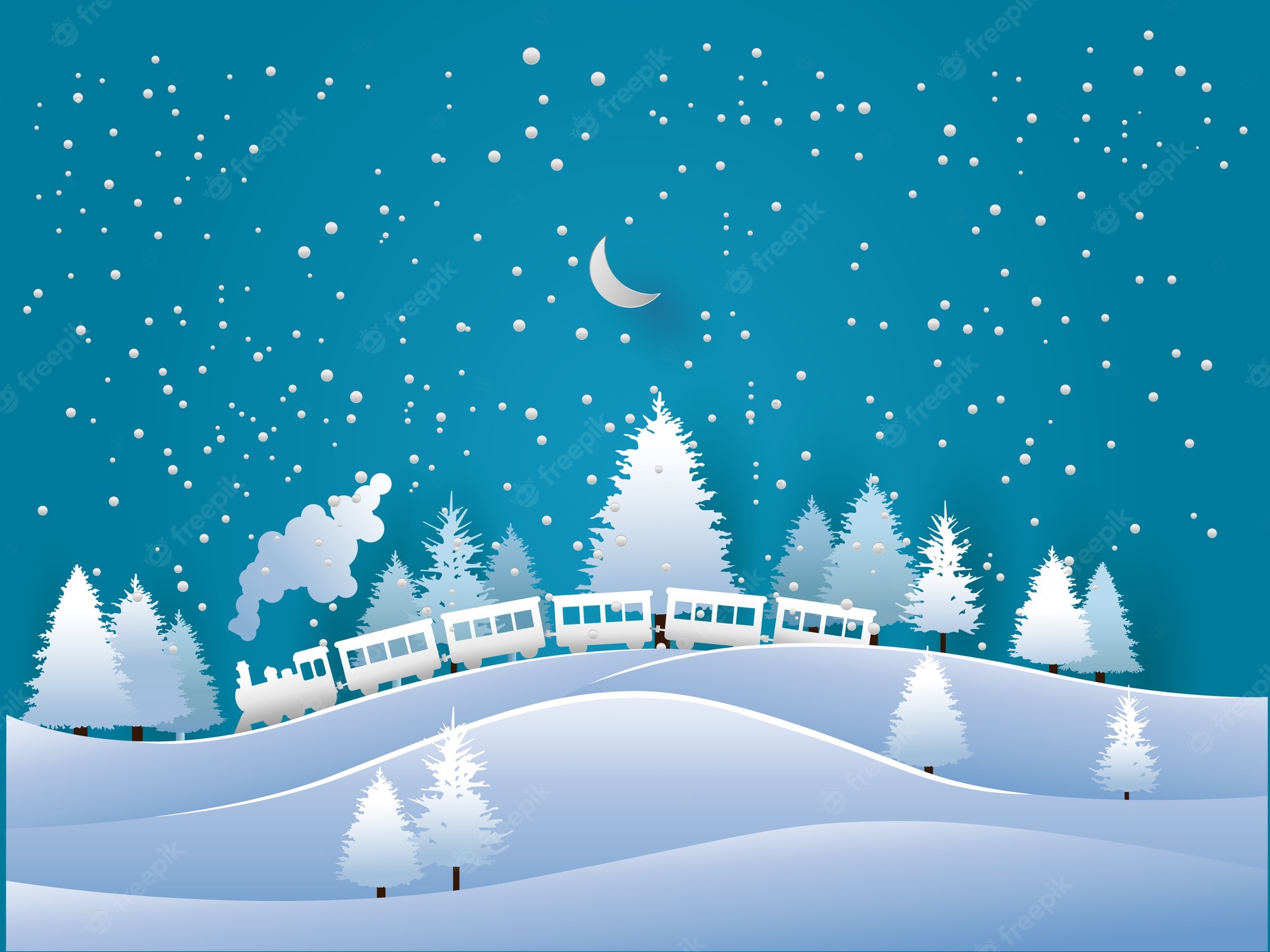 Christmas Train Wallpapers