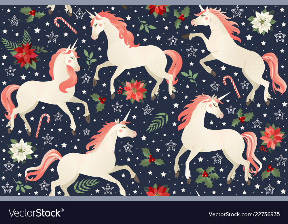 Christmas Unicorn Wallpapers