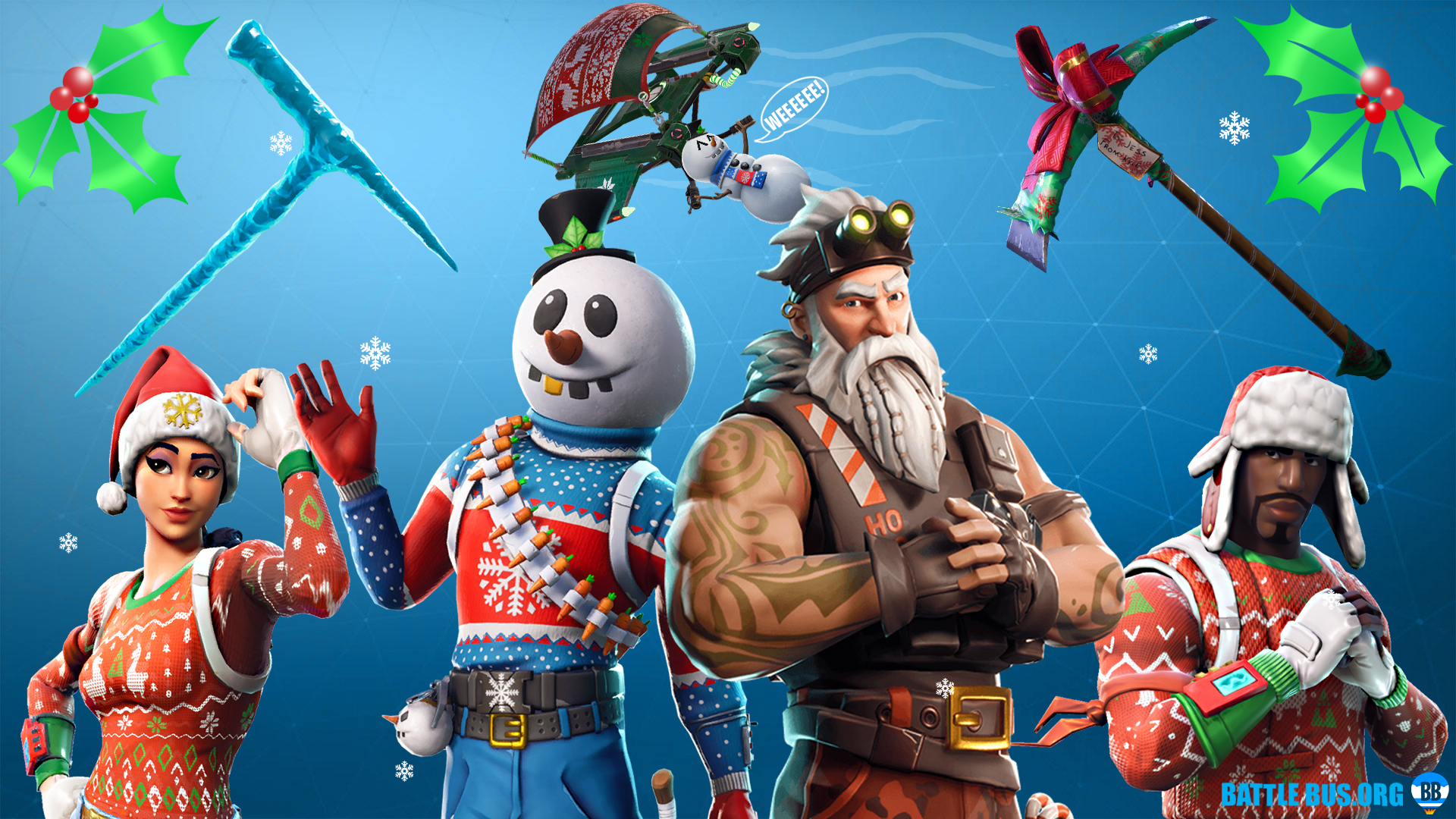 Christmas Update Fortnite Desktop Wallpapers